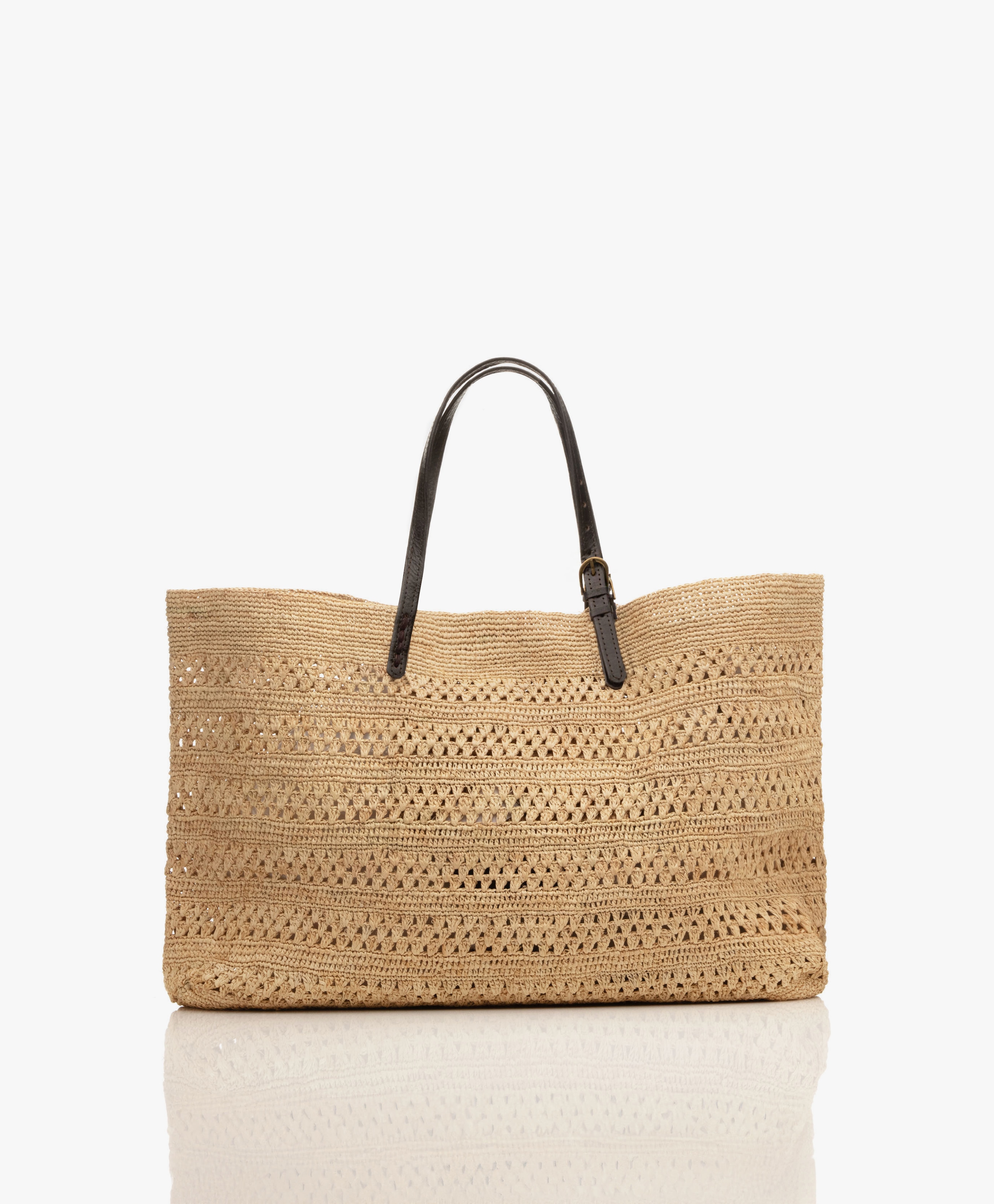 Raffia Malette Karo XL Tas