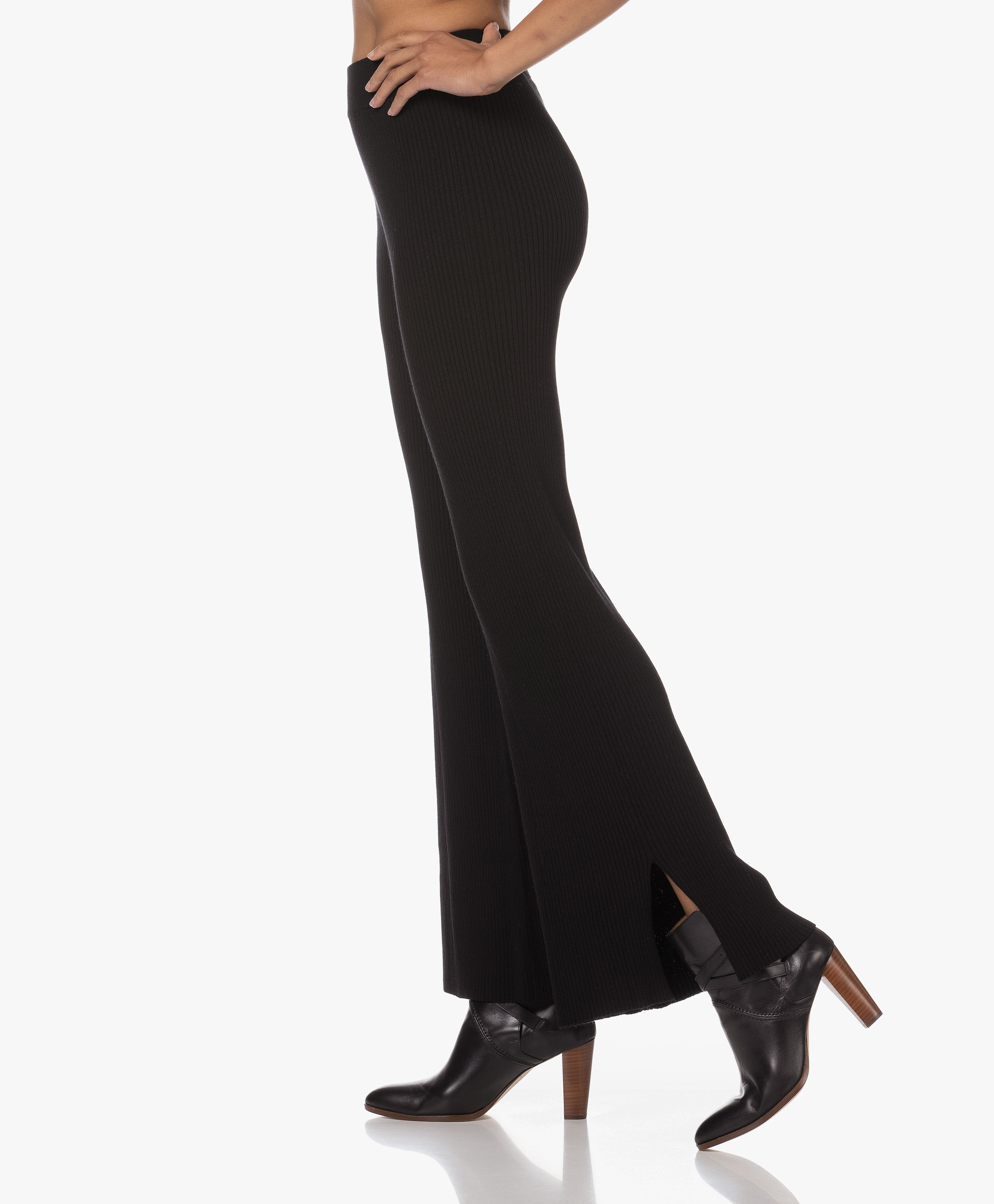 Vincennes Ribgebreide Flared Broek