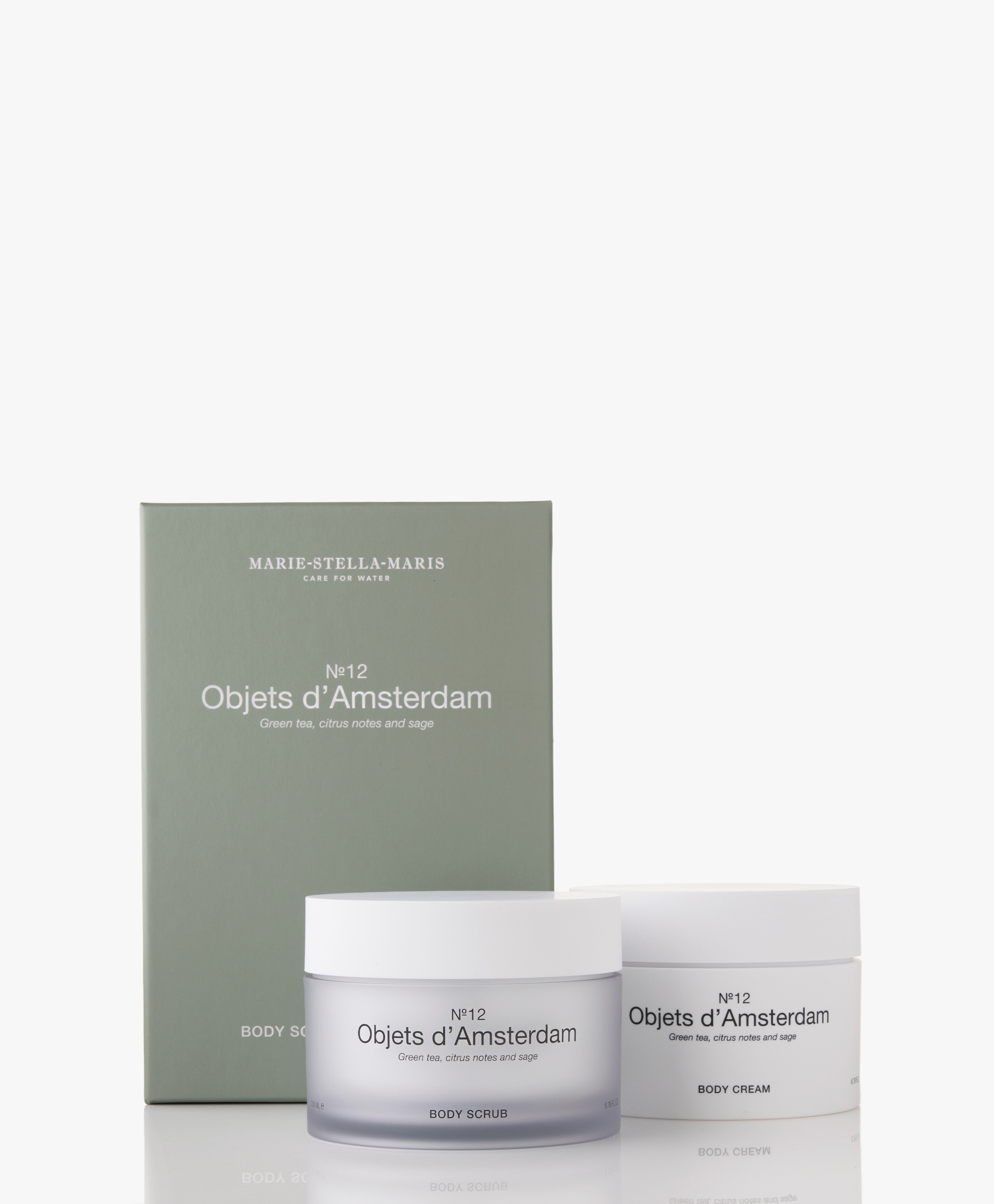 No.12 Objets d'Amsterdam Body Scrub & Cream Set