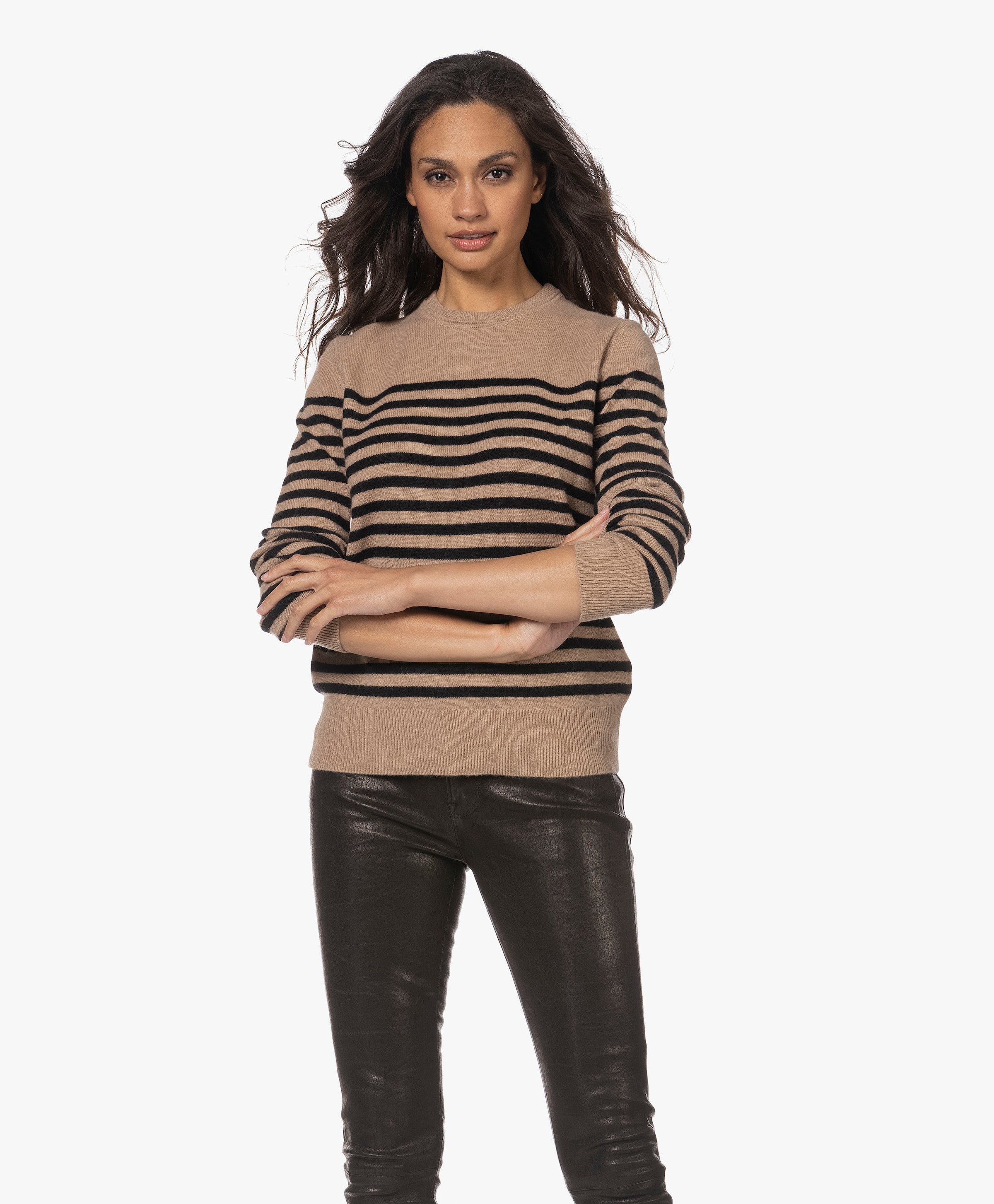 Sanni Striped Cashmere Sweater