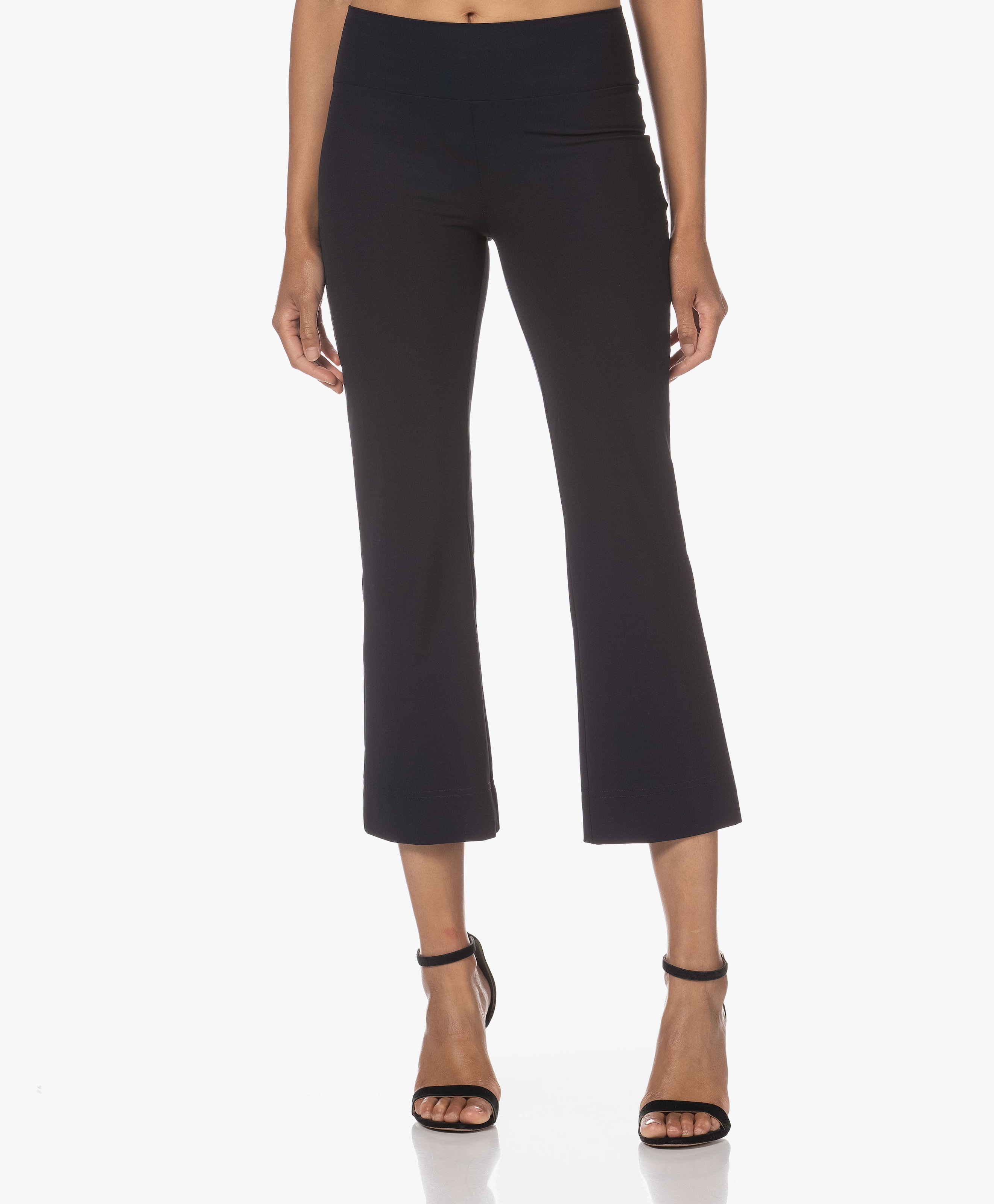 Kaya Travel Jersey Cropped Flared Broek