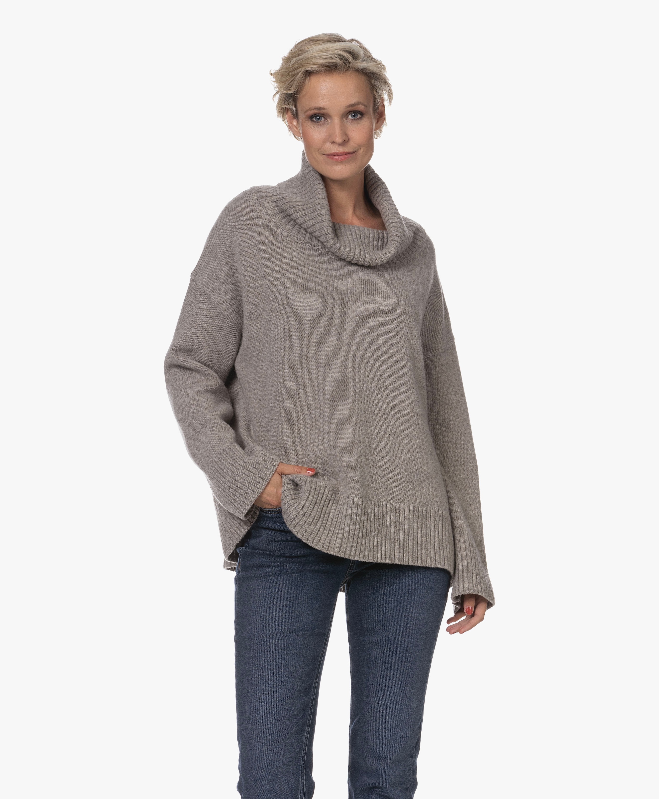 Vita Lambswool Turtleneck Sweater GAI LISVA PB