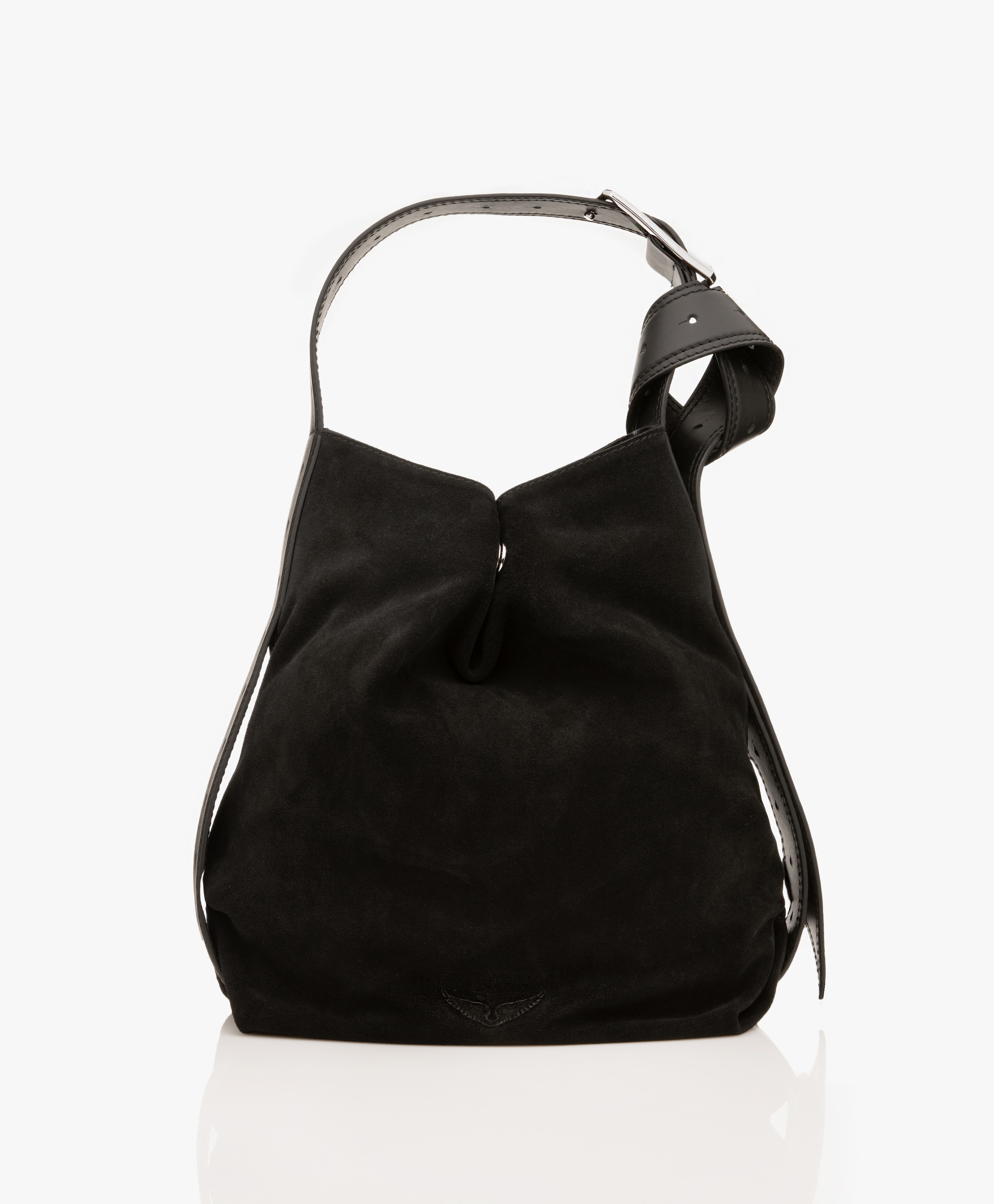 Le Cecilia Hobo Suede Tas