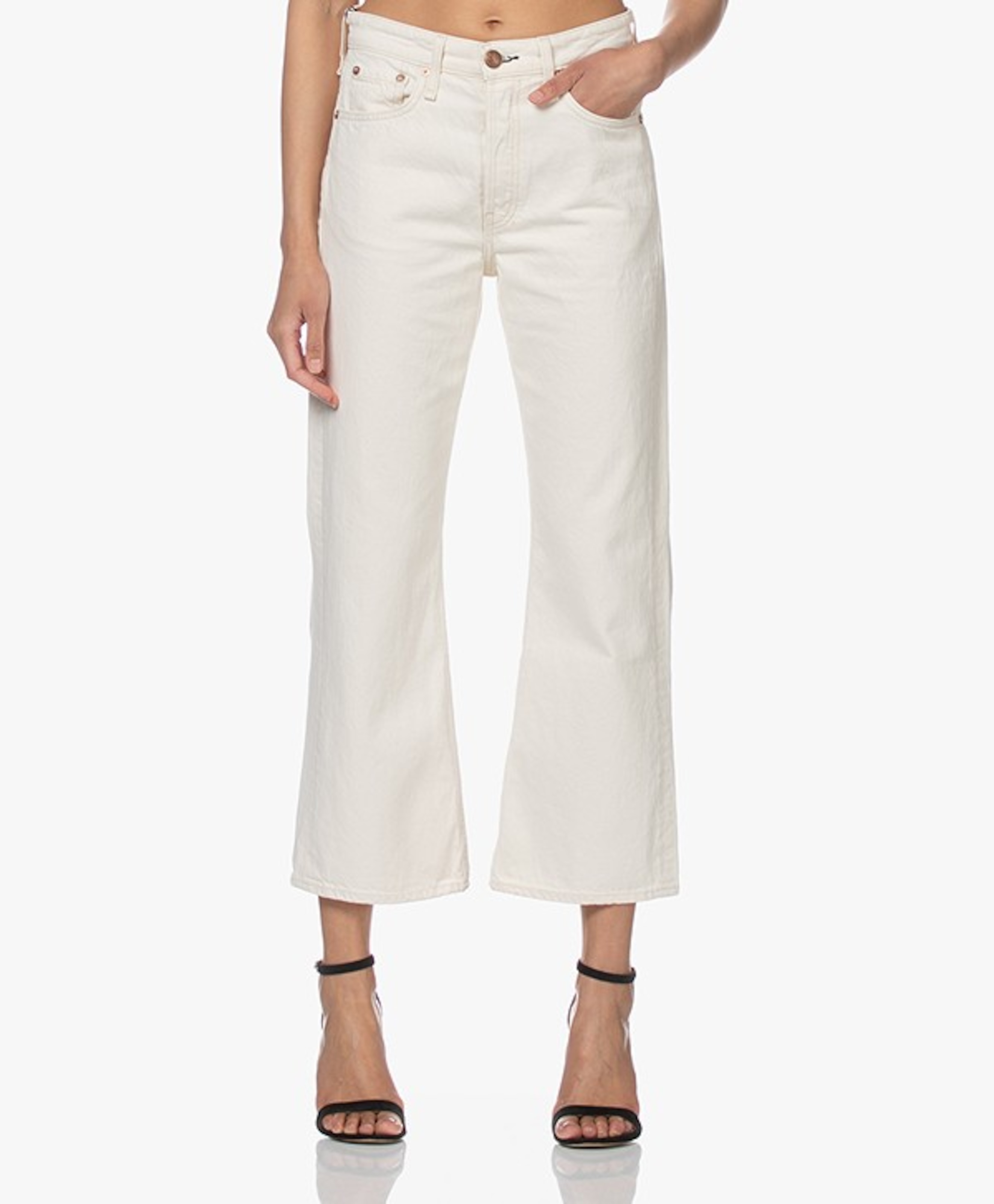 Maya High-Rise Cropped Flare Jeans