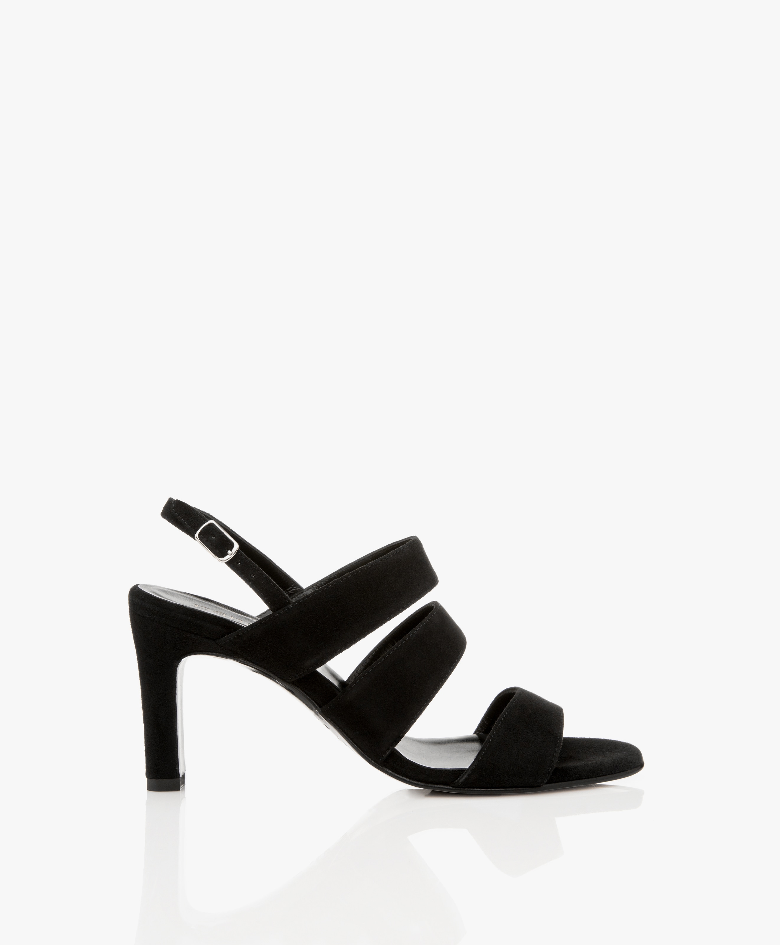 Velour Sandalen met Hak