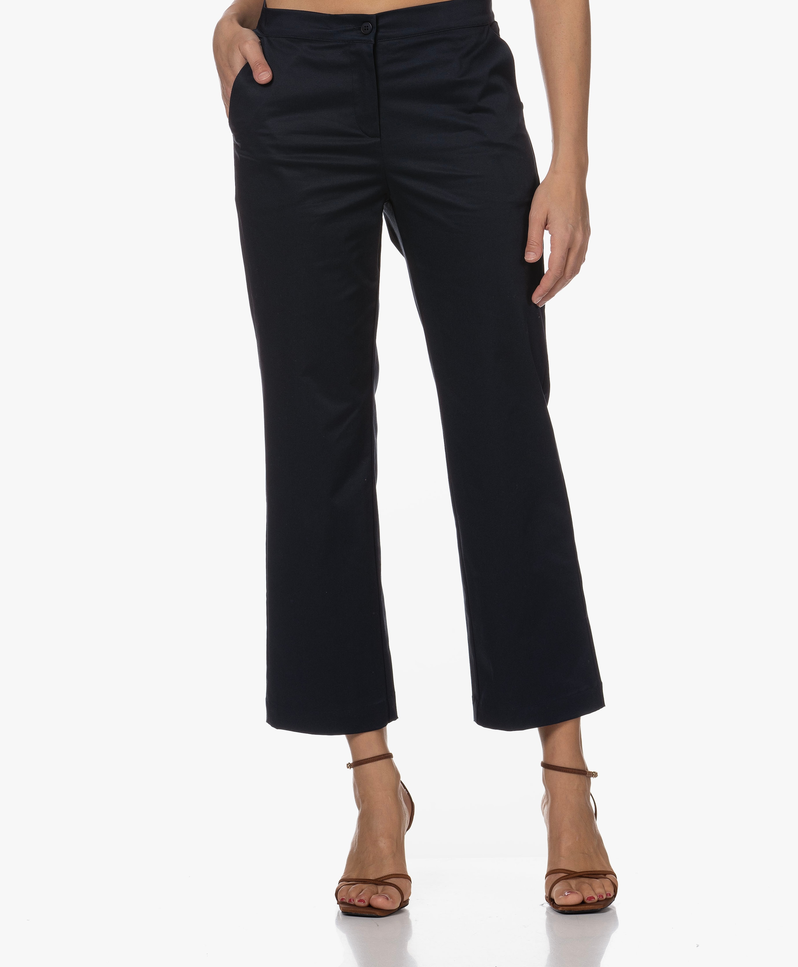 Noe Katoen Satijn Pantalon