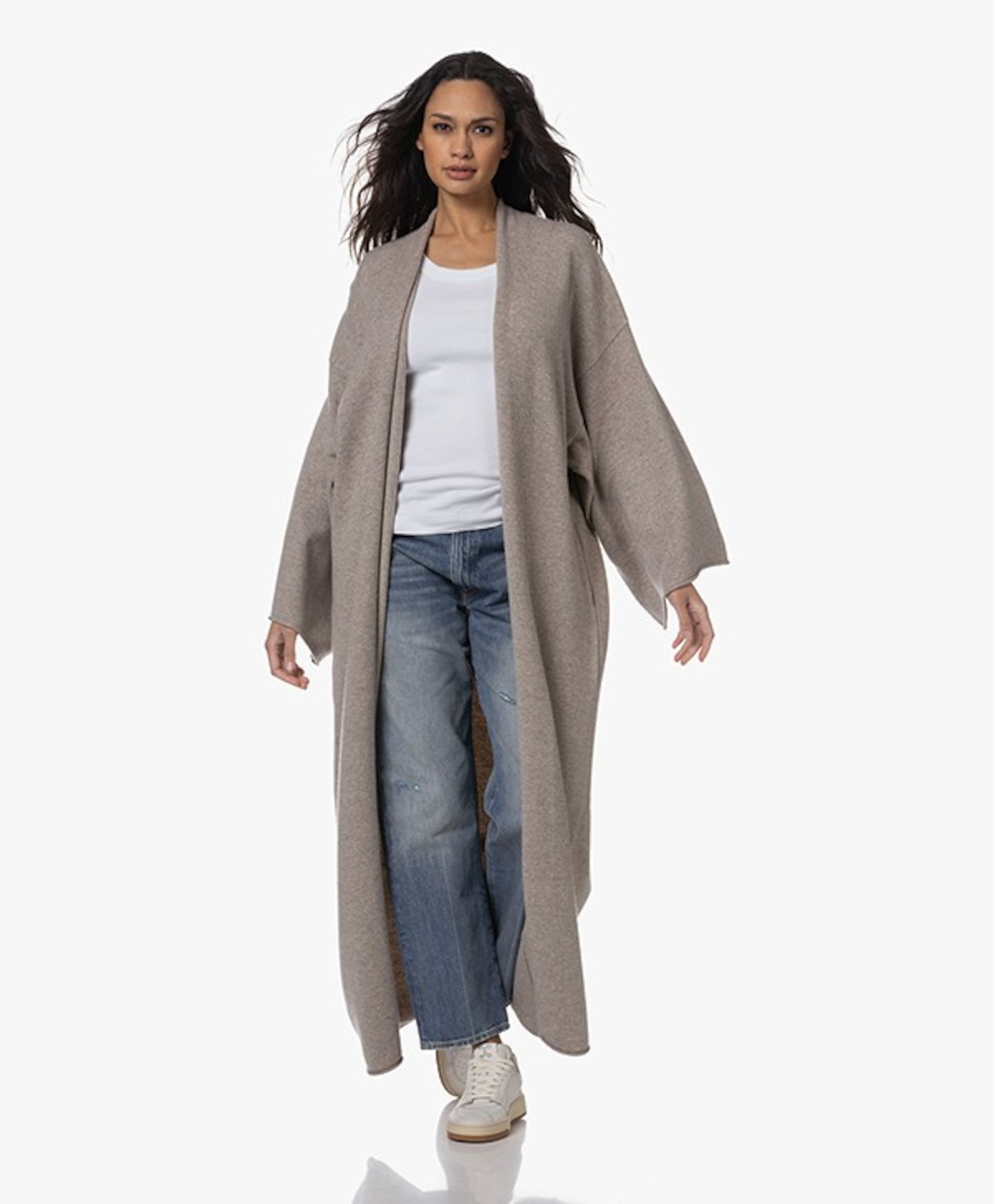 N°325 Anne Cashmere Blend Maxi Cardigan