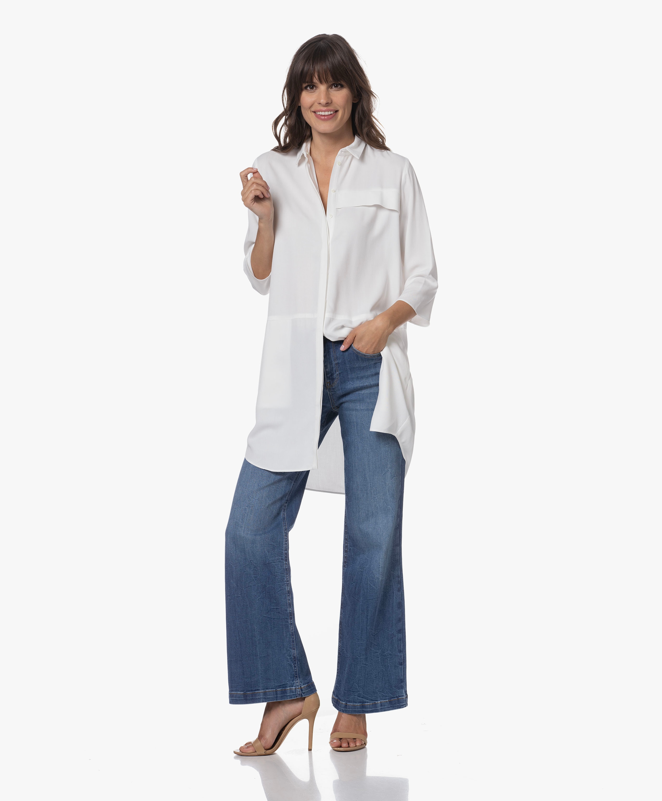 Oos Lange Viscose Blouse