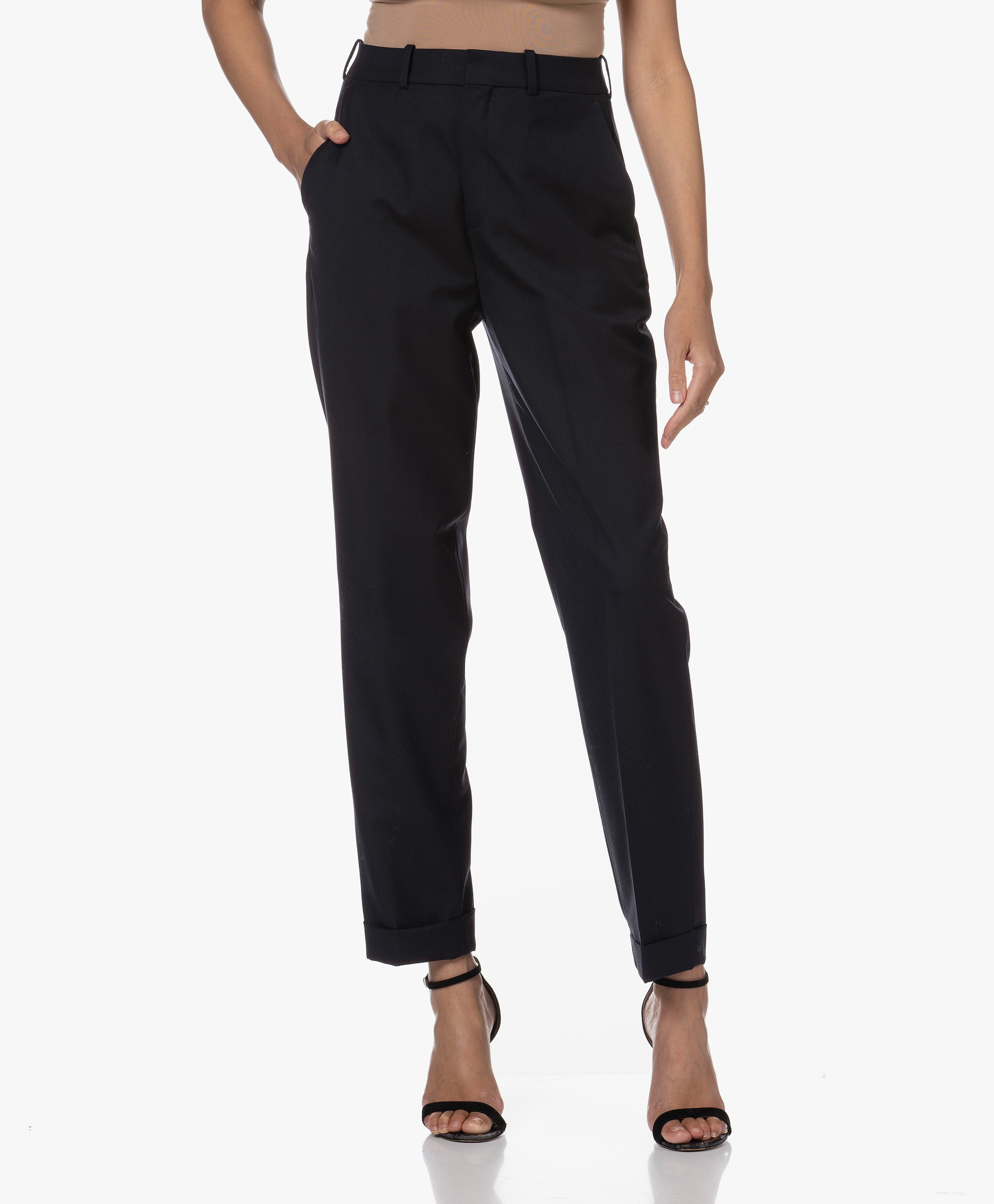 Tapered Cool Wool Pantalon