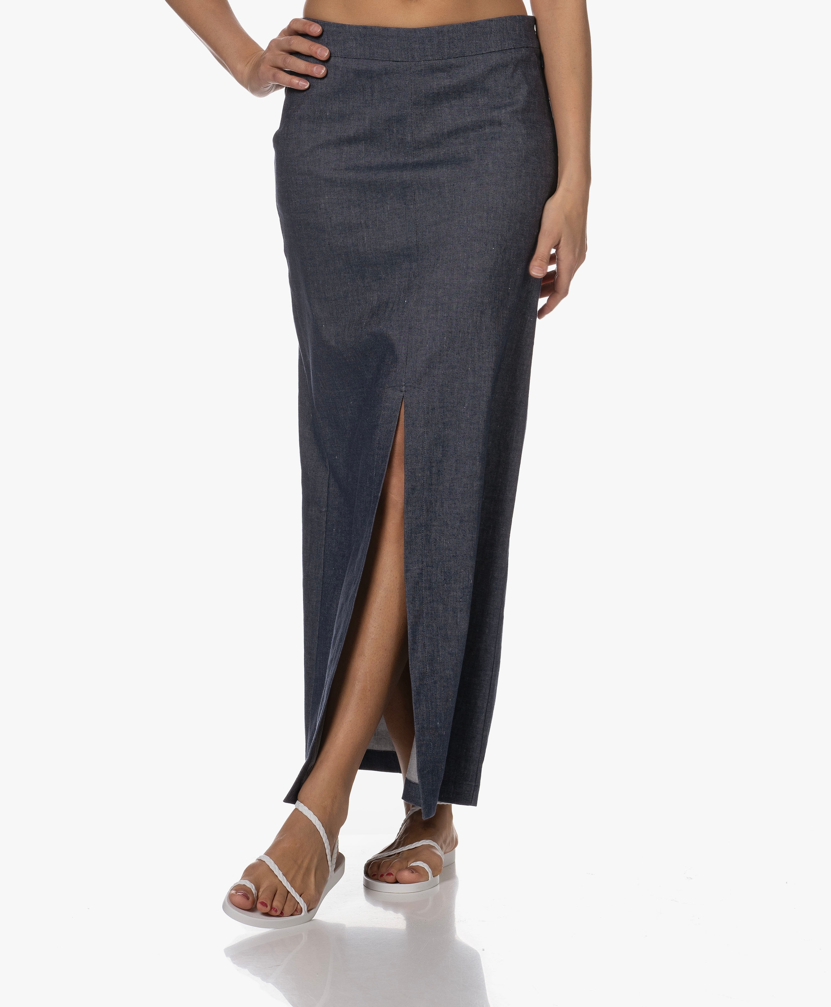 Yoli Denim Maxi Rok
