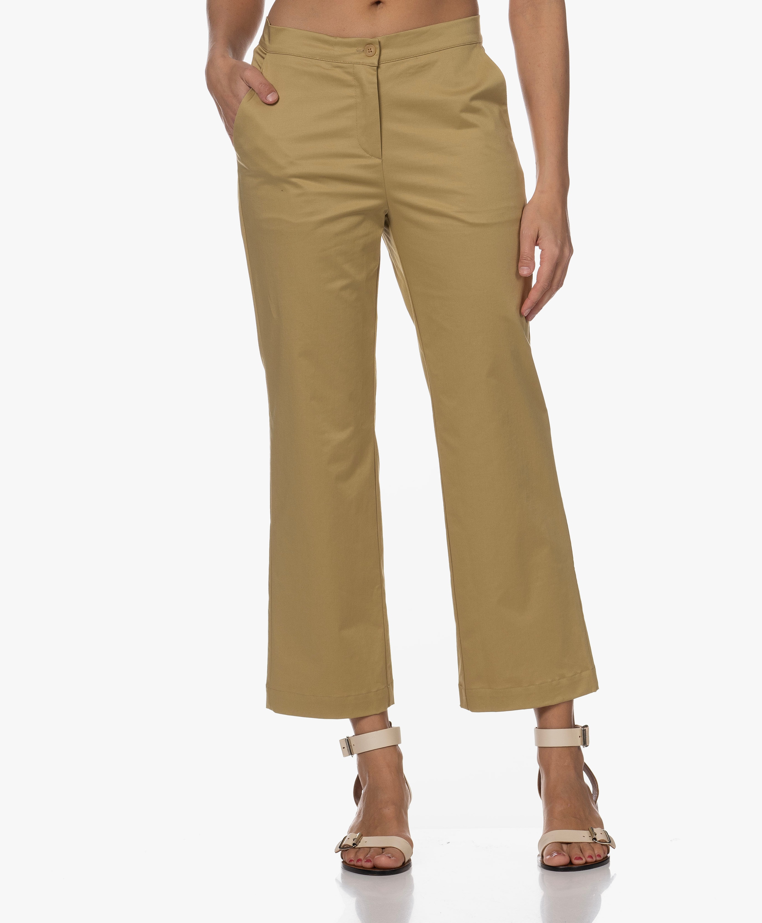 Noe Katoen Satijn Pantalon