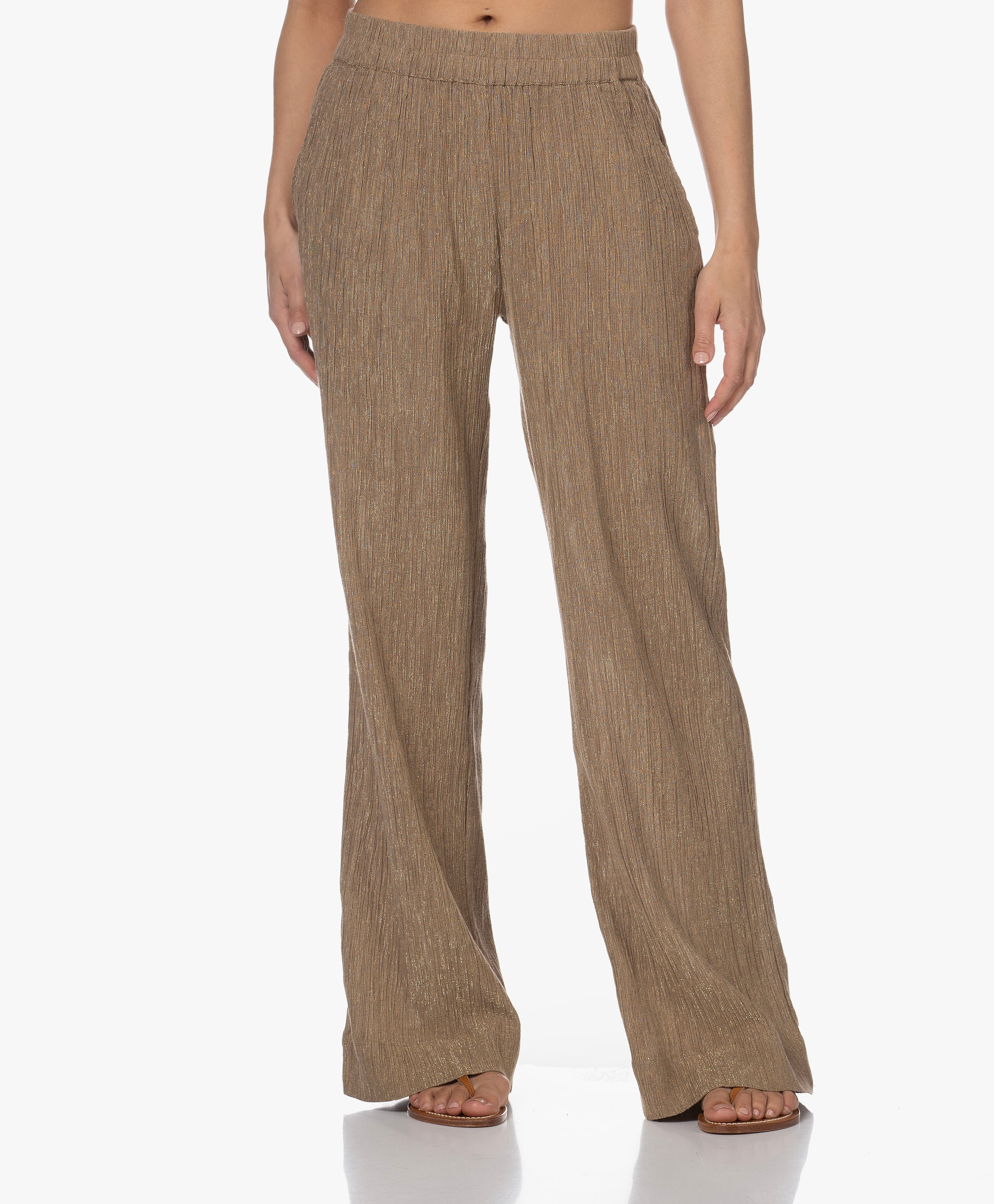 Amie Lurex Pull-on Pants