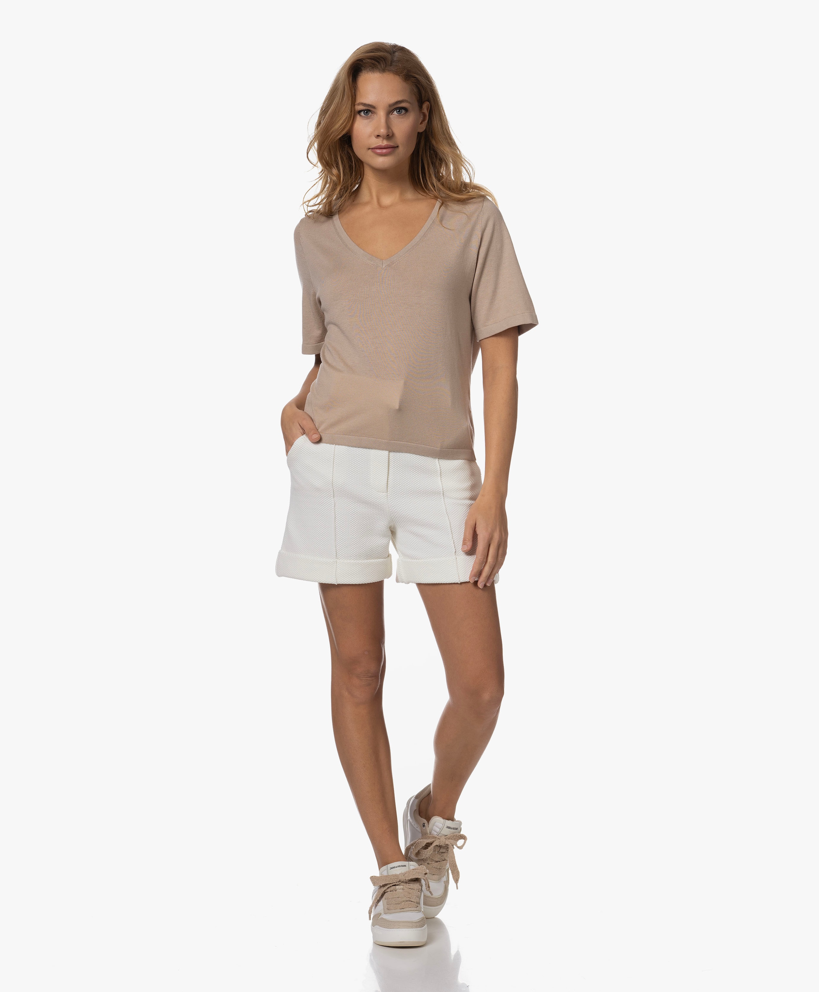 Nala Gebreid T-shirt