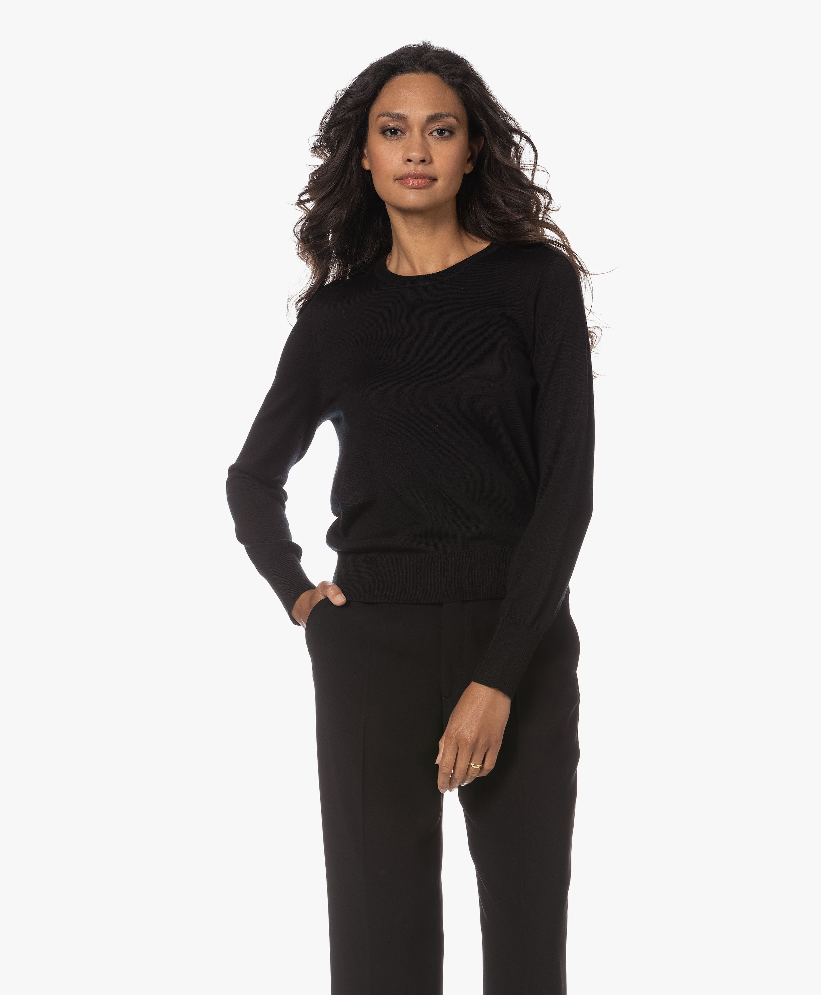 Merino R-neck Trui