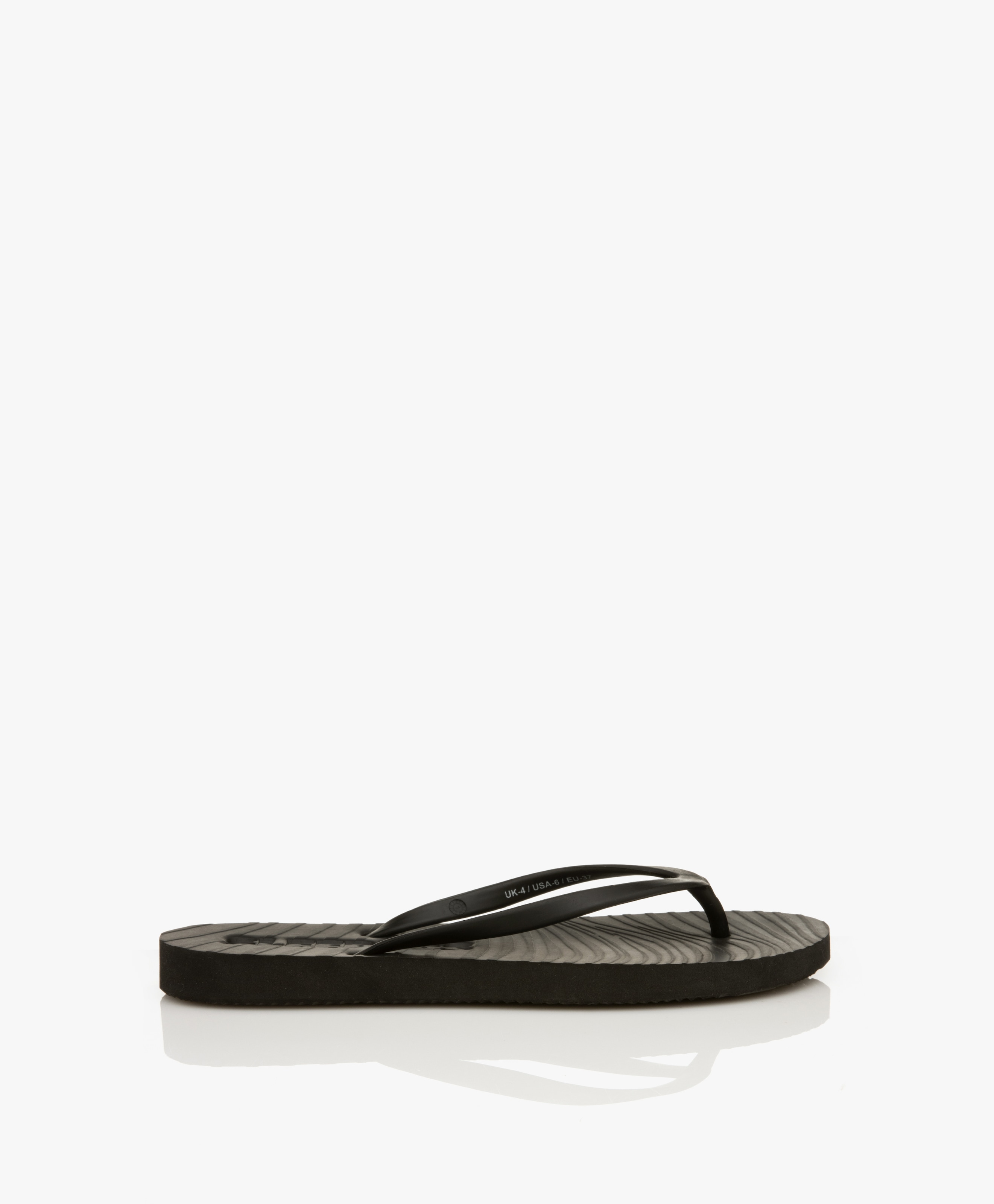 Slim Flip Flops of Natural Rubber