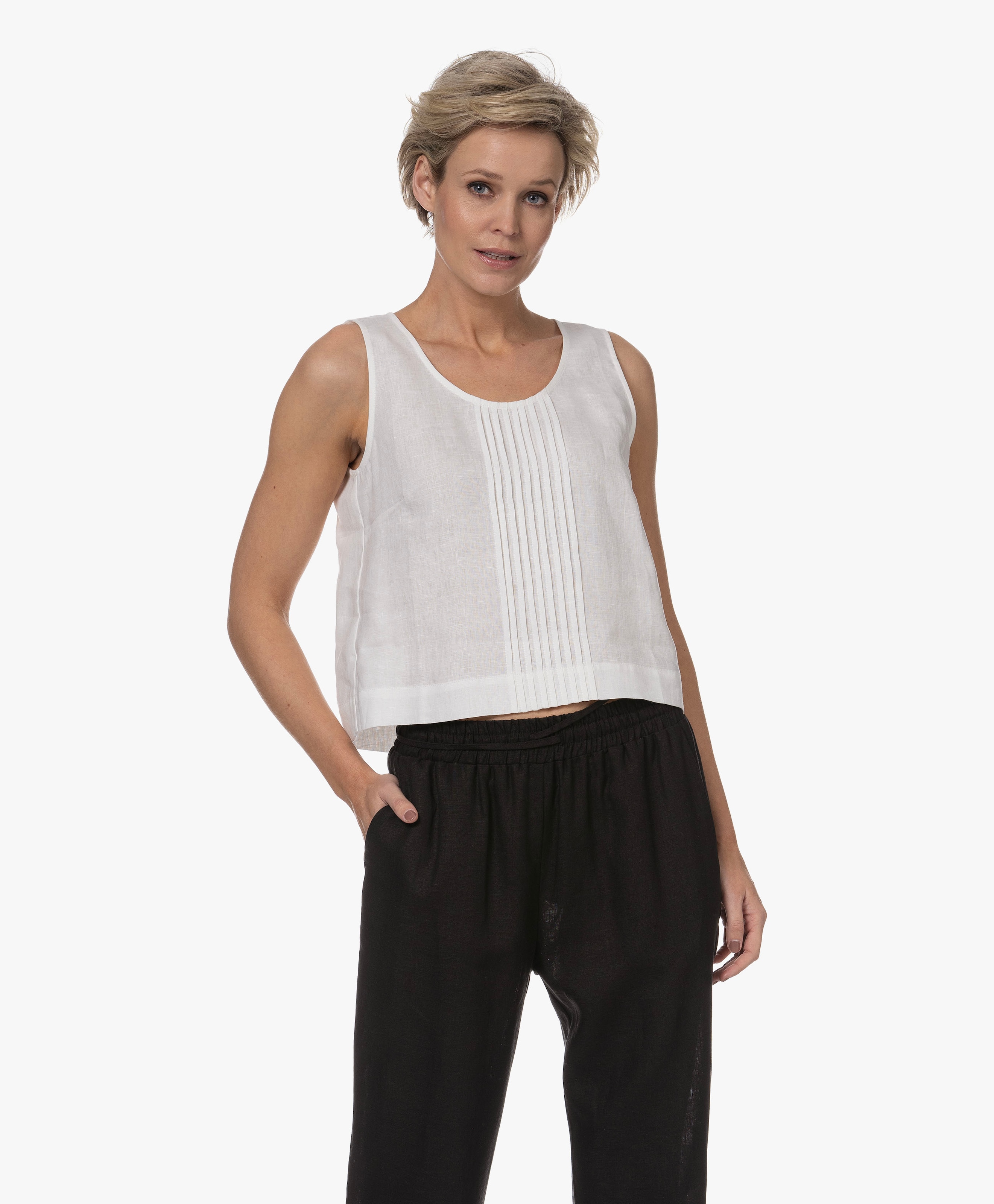 Linnen Crop Top
