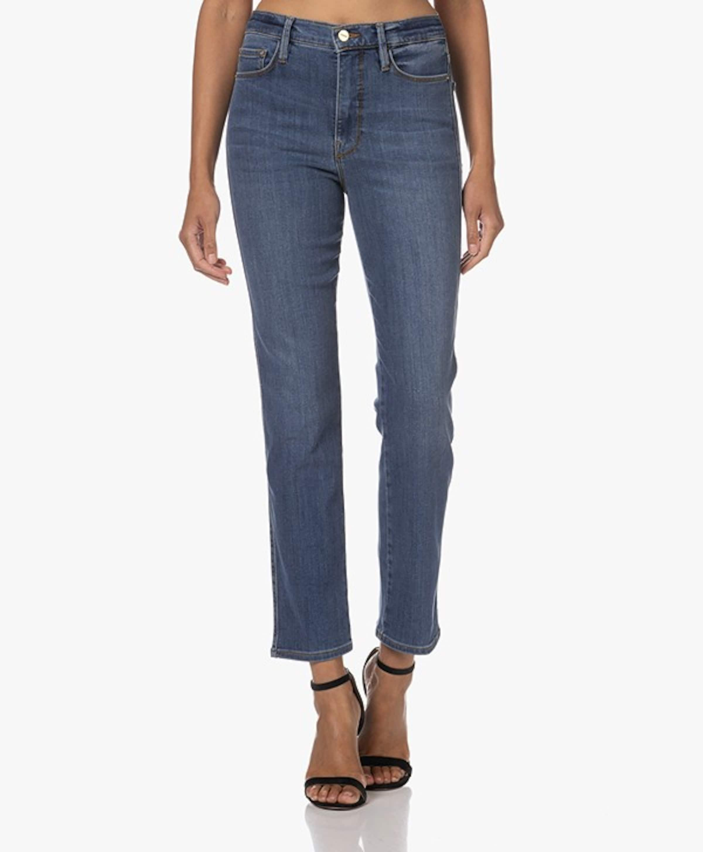 FRAME Le Sylvie Slender Straight Leg sale Jeans In Wilkinson Rips