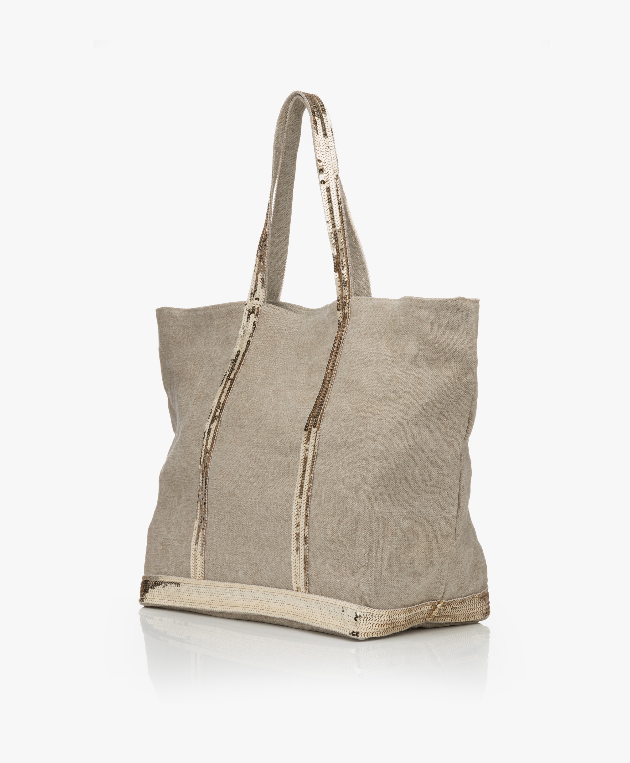Grote Linnen Shopper met Rits