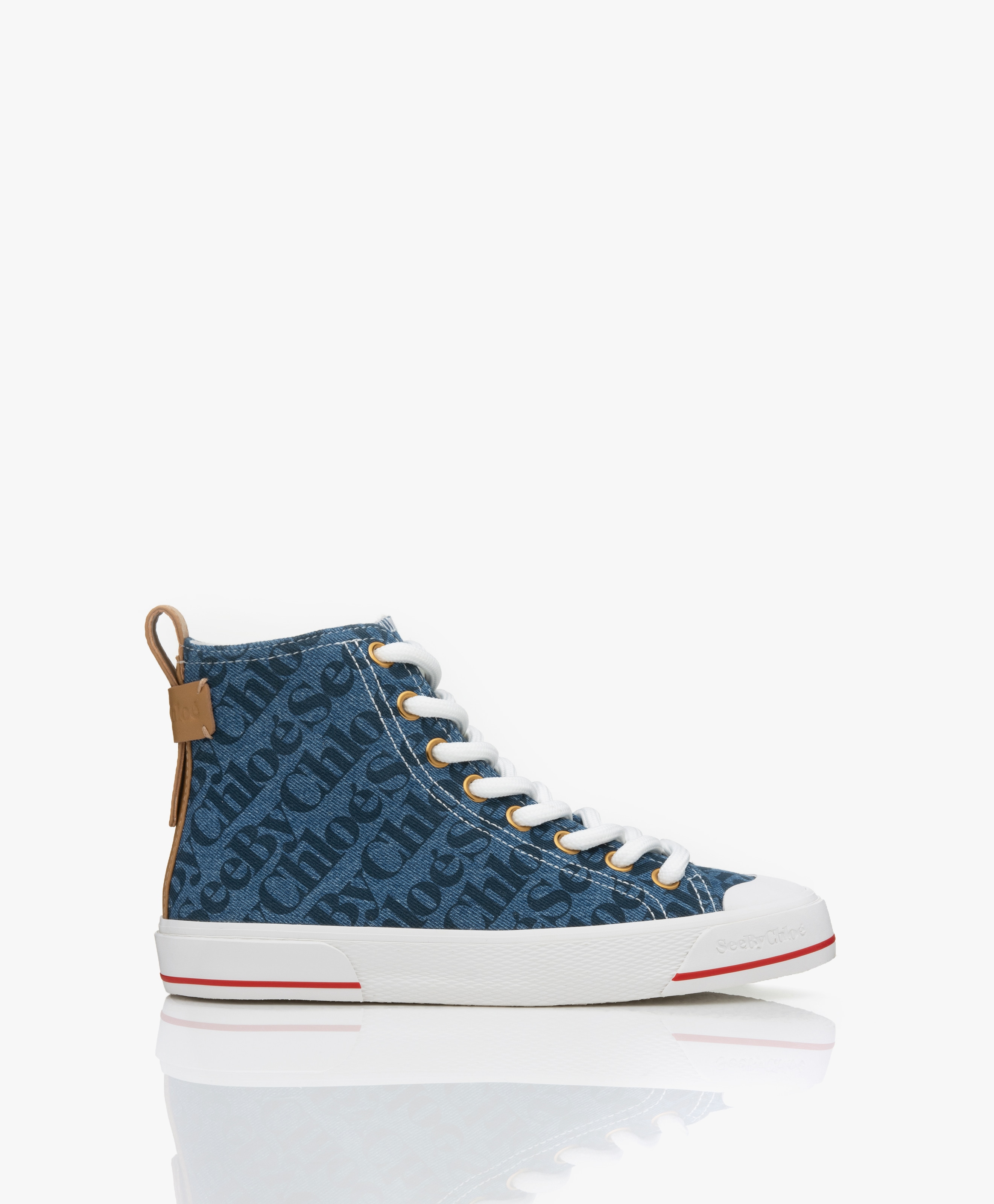 Aryana High-Top Logo Sneakers