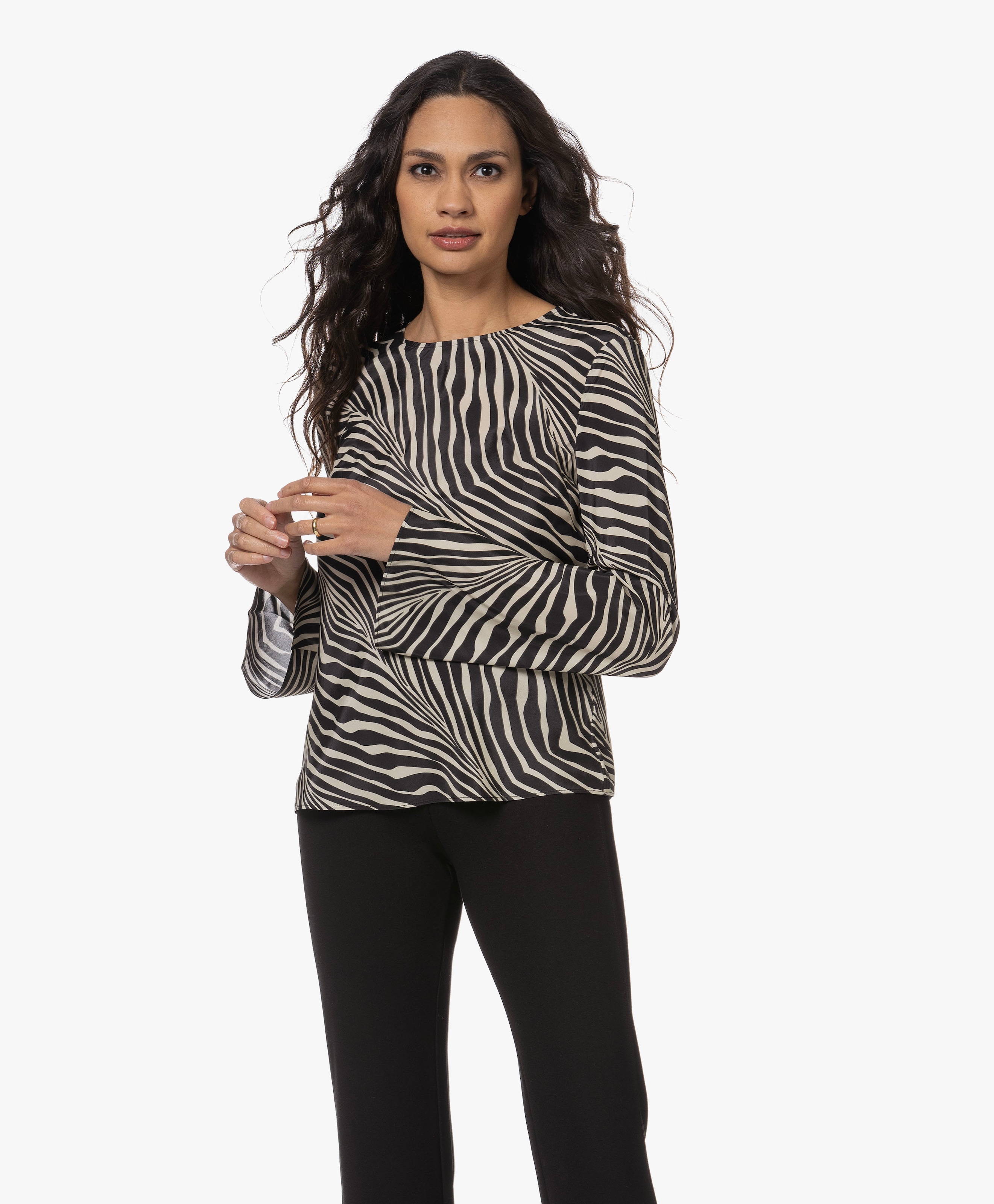 Pricilla Zebra Blouse