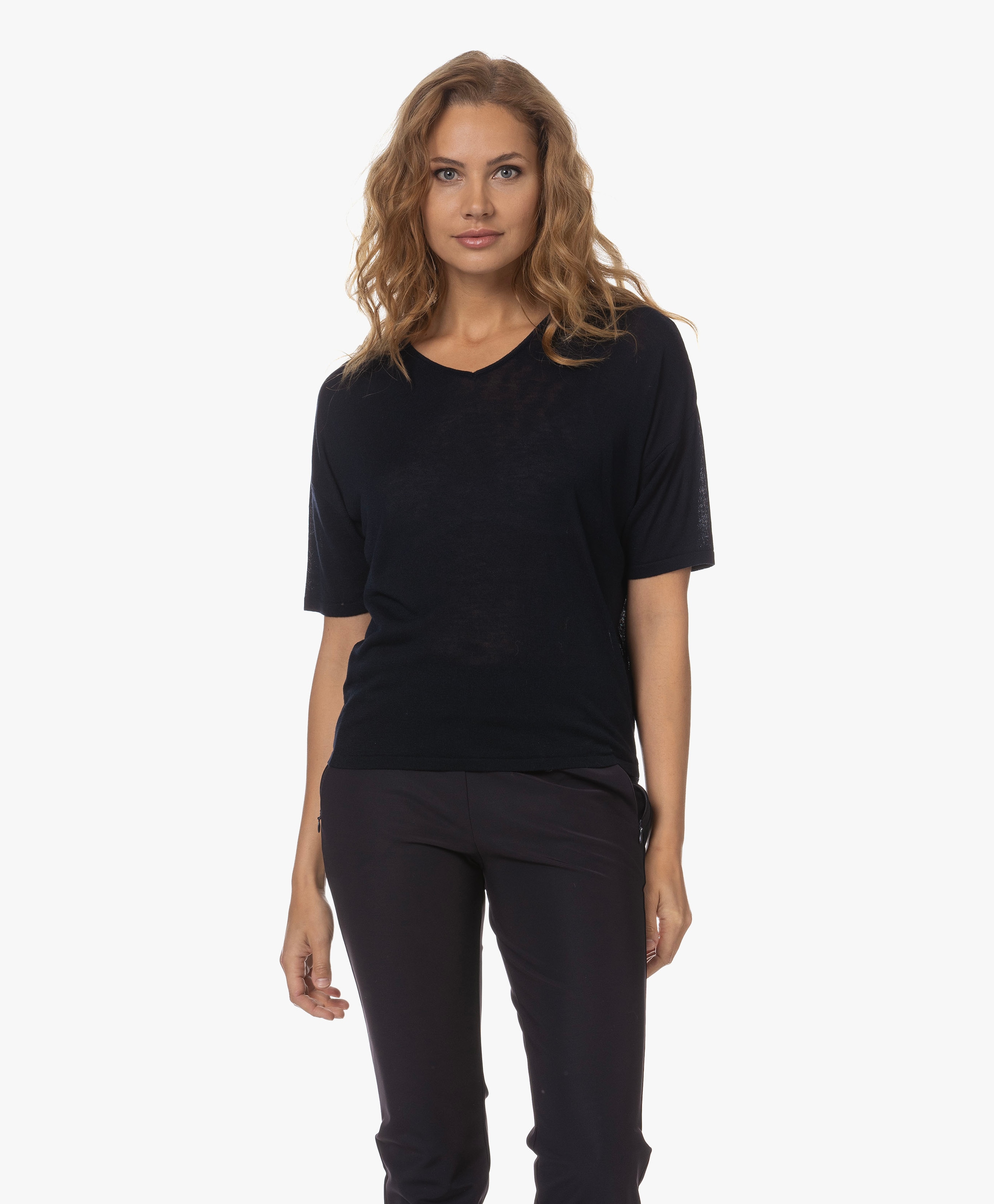 Cora Knitted Viscose T-shirt