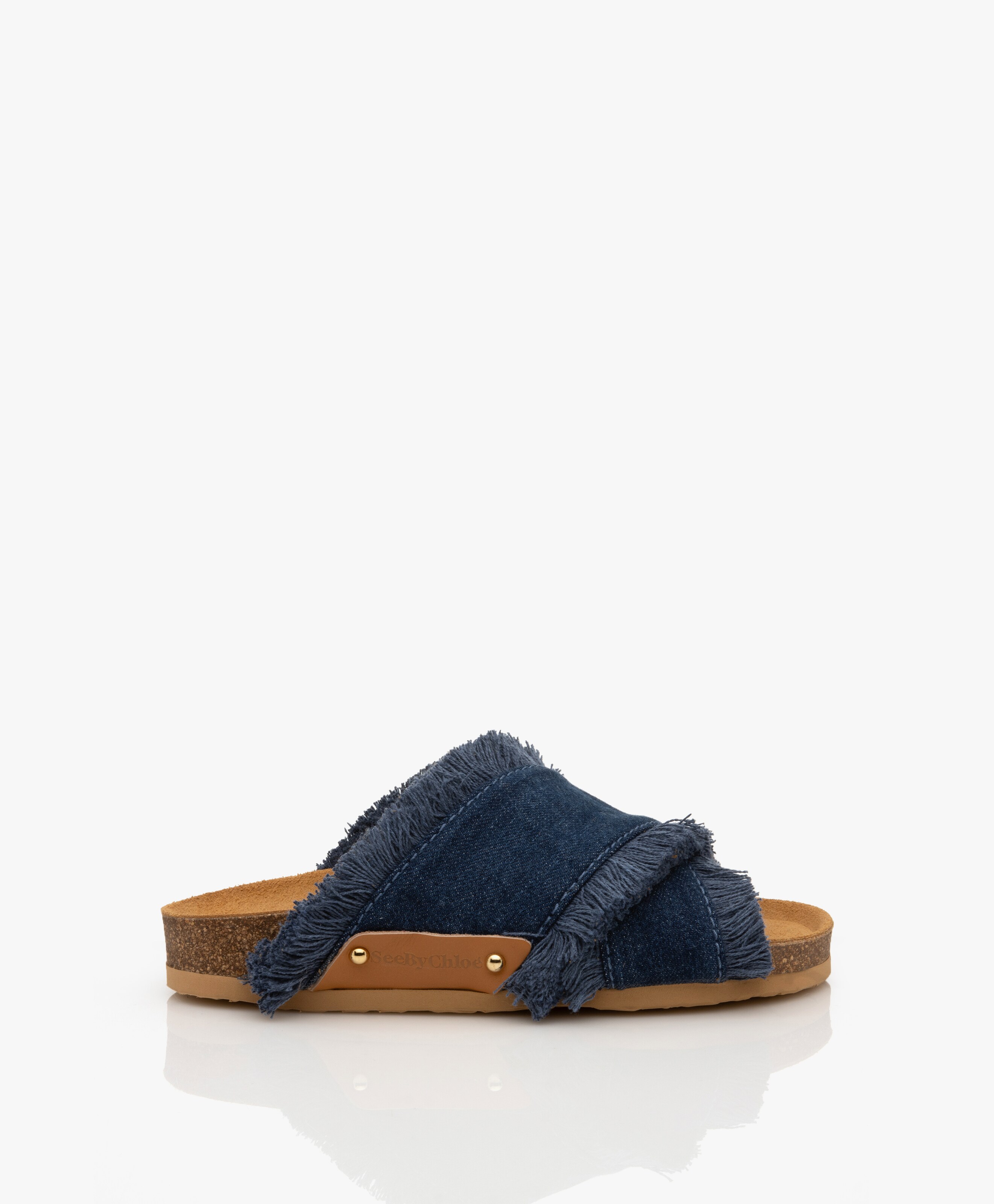 Prue Denim Slipper Sandals