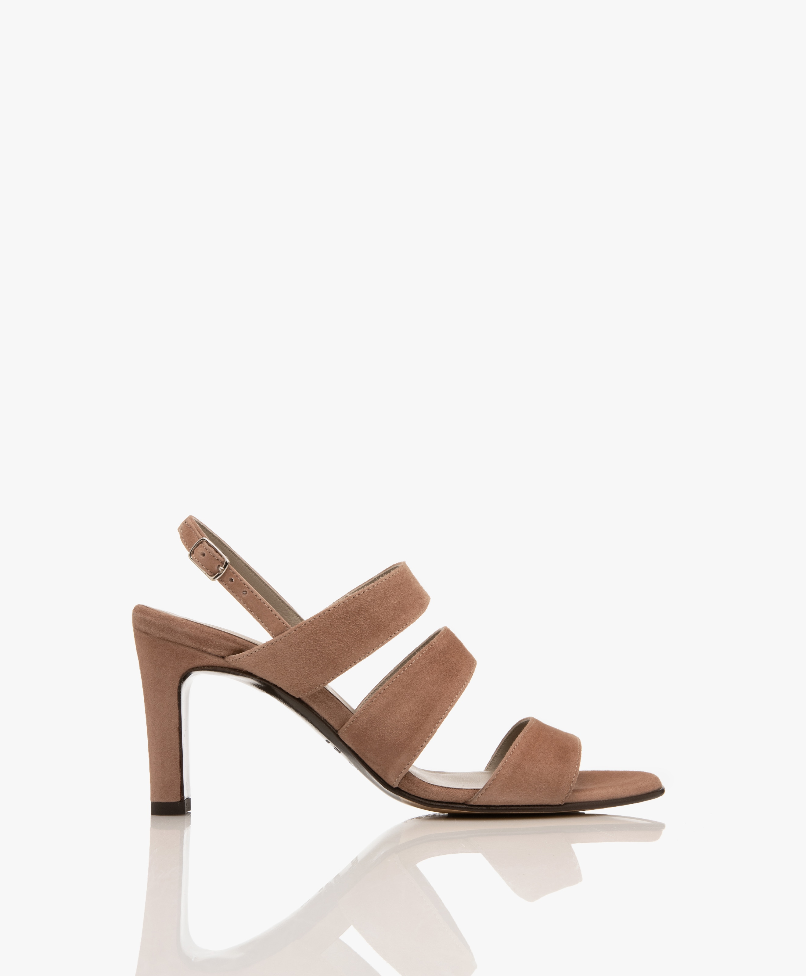 Suede Heeled Sandals