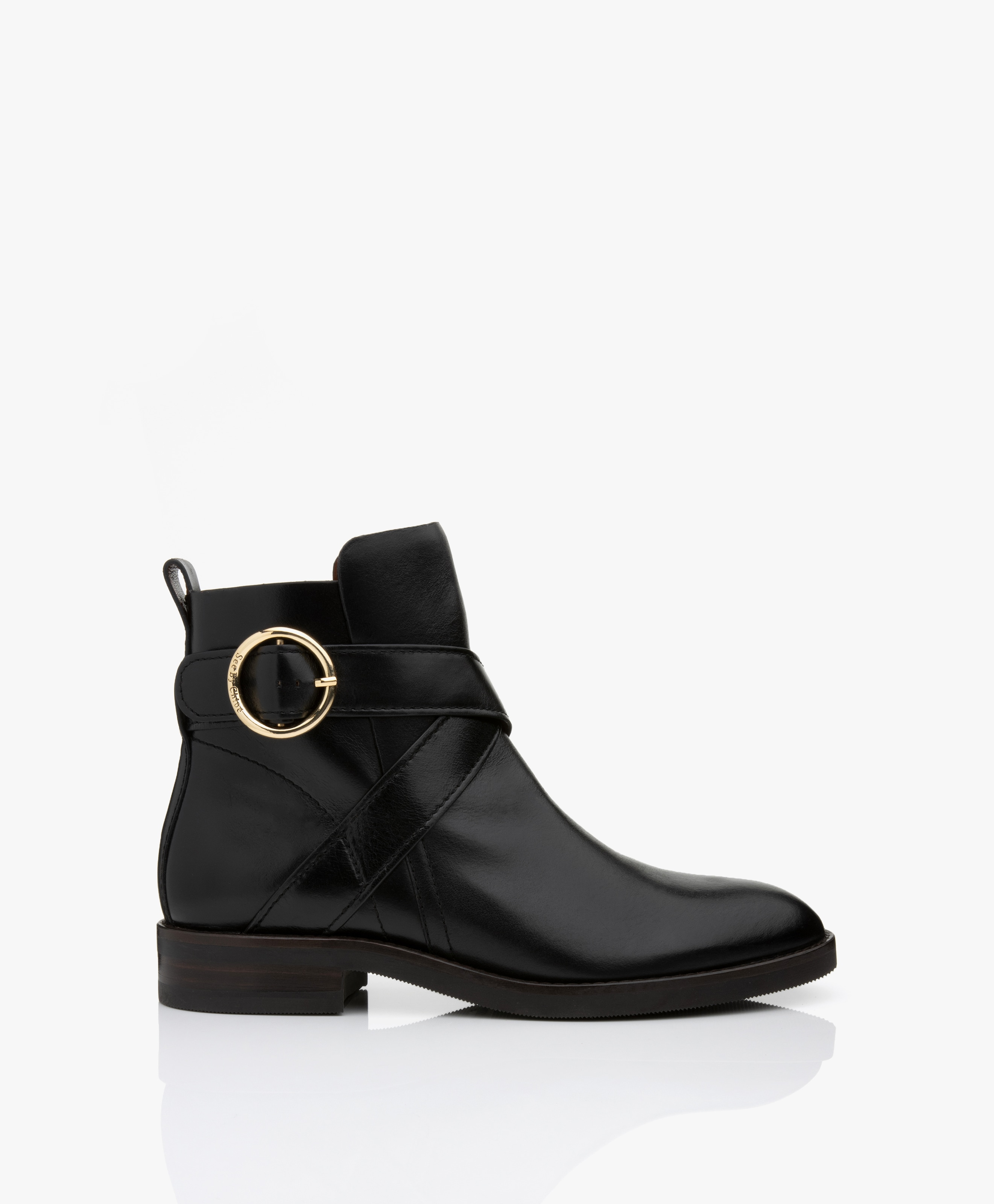 Lyna Leather Ankle Boots