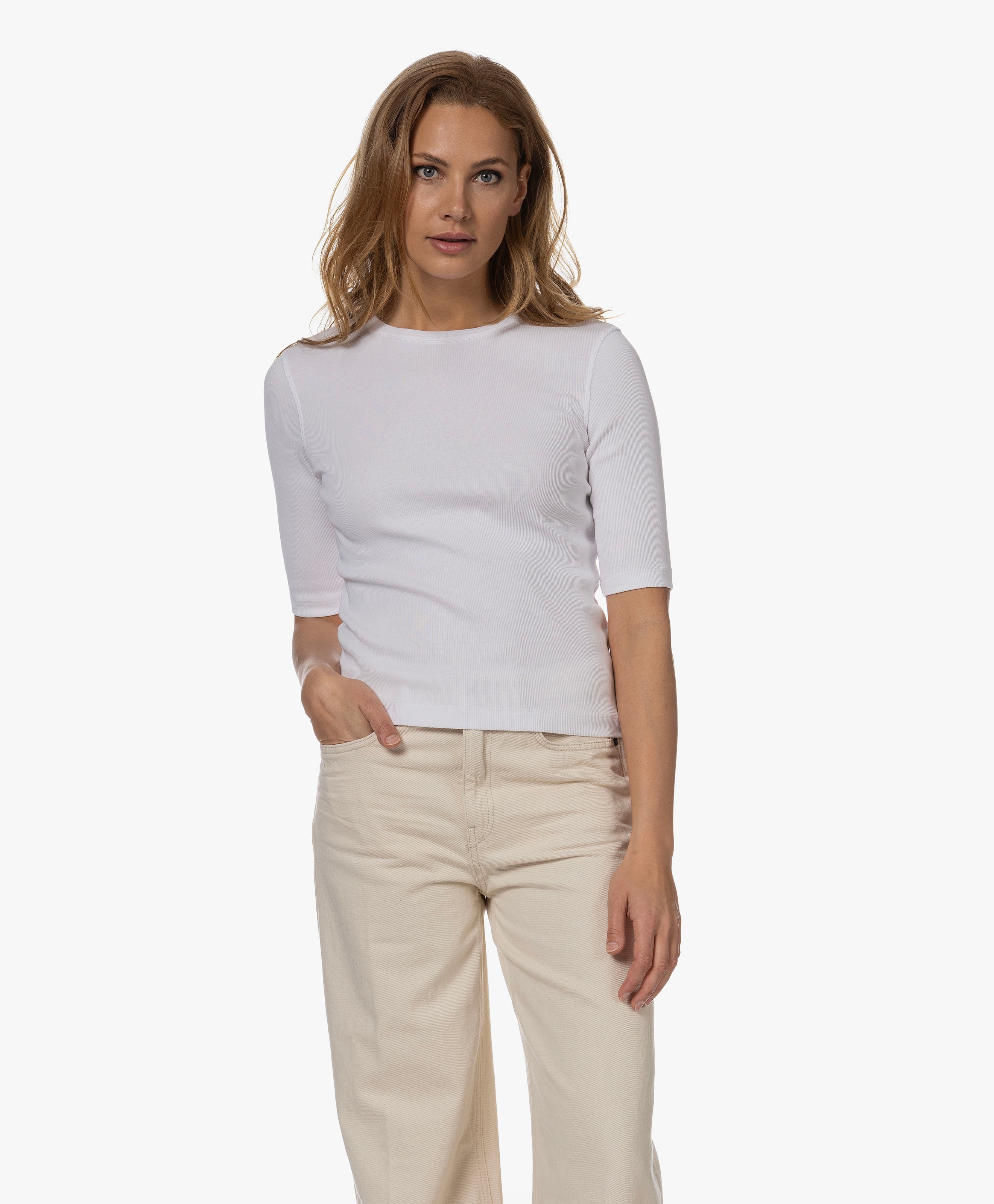 Selay Rib Jersey T-shirt