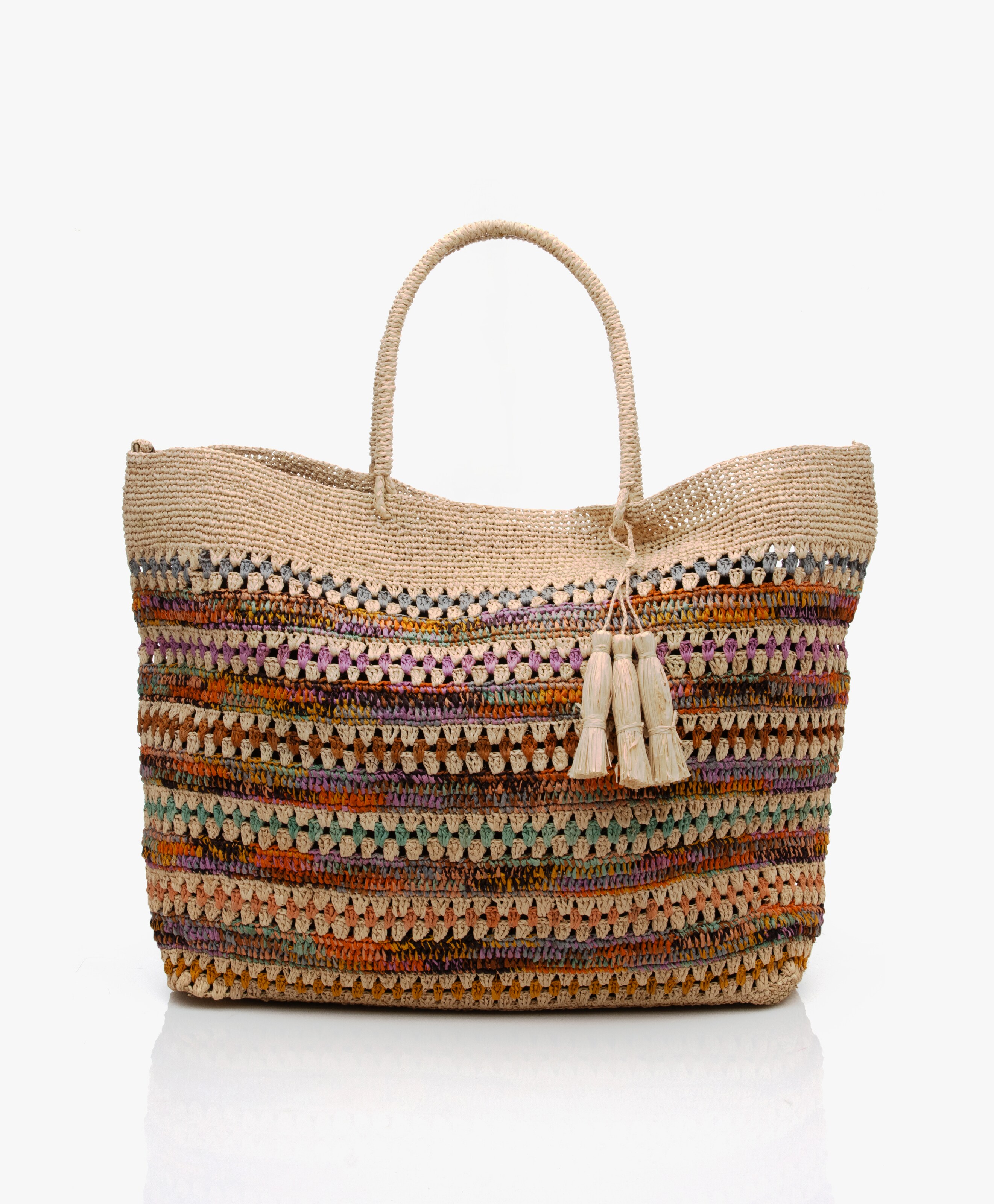 Malette Raffia Tas