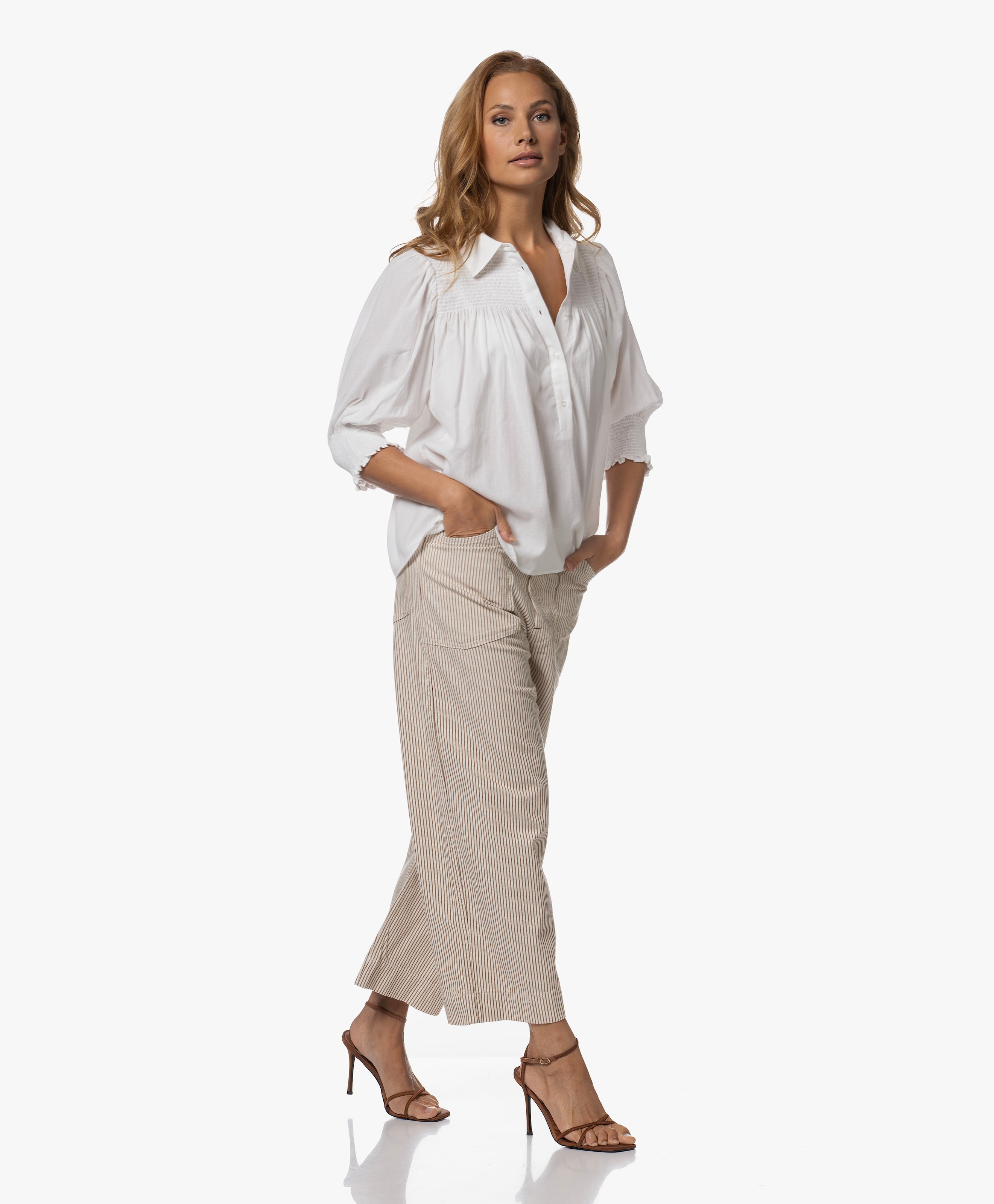 Chapter Blouse met Smokdetails