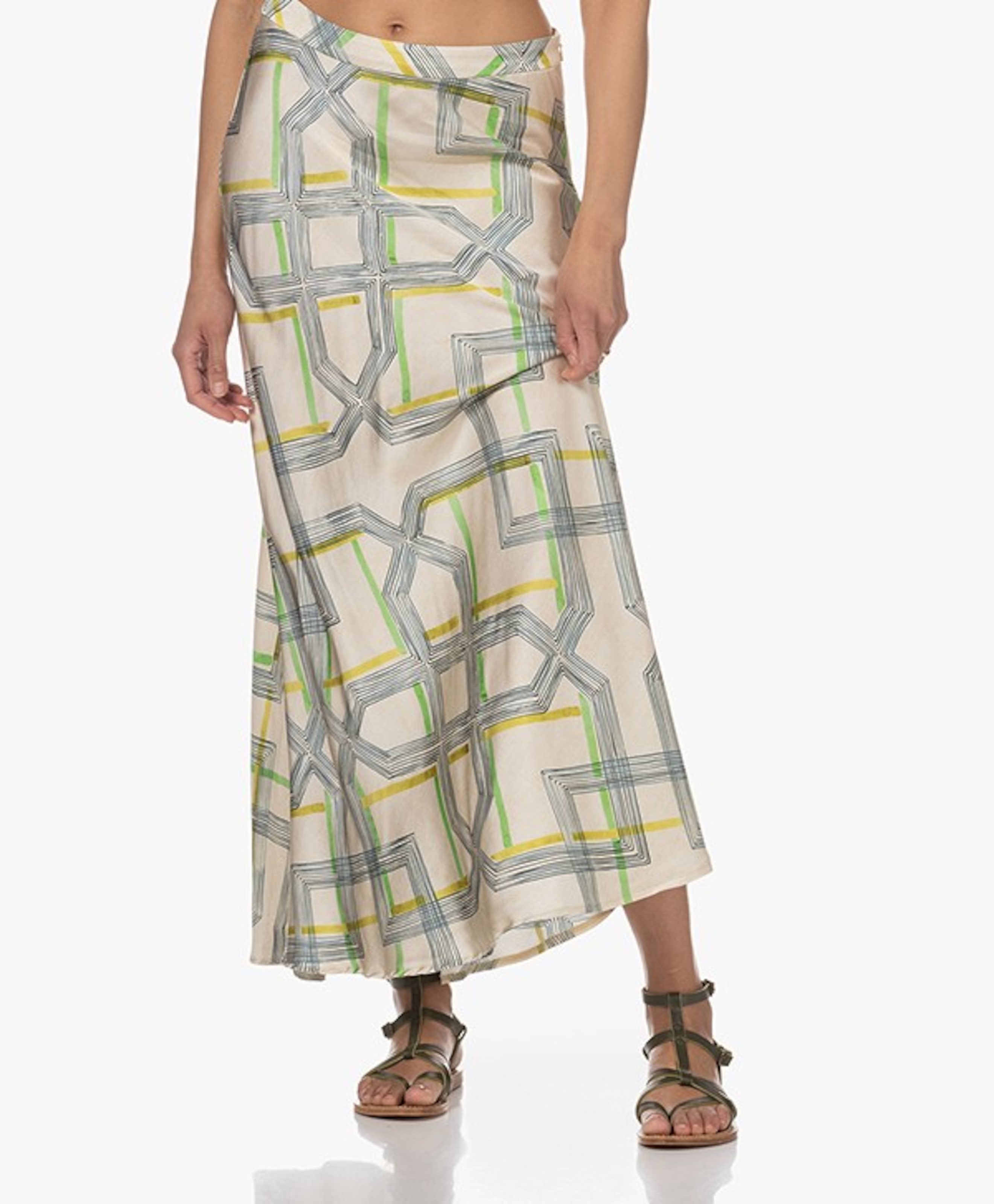 Rikana Print Maxi Rok