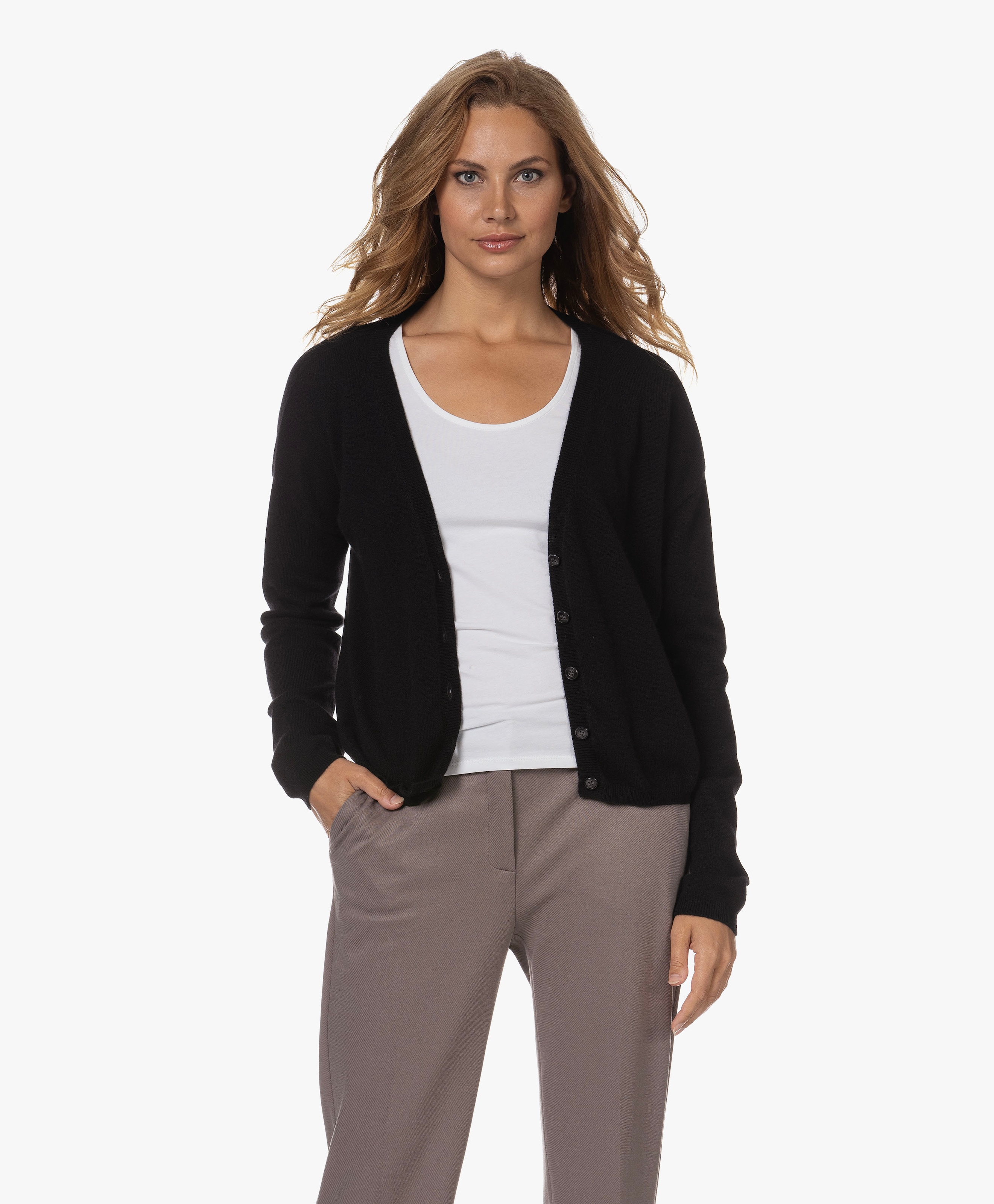 Abby Cashmere V-hals Vest