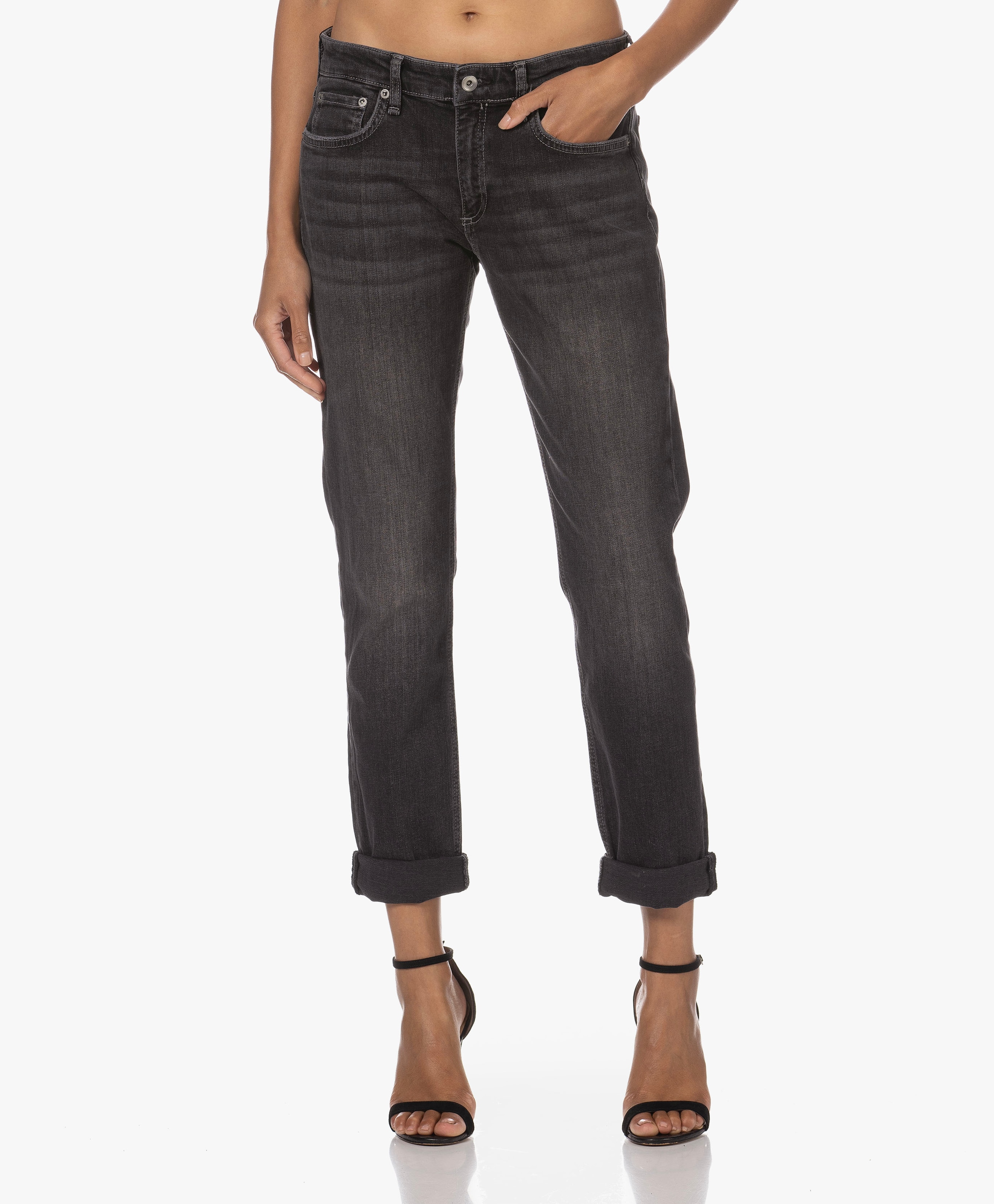 Dre Low-rise Slim Boyfriend Jeans