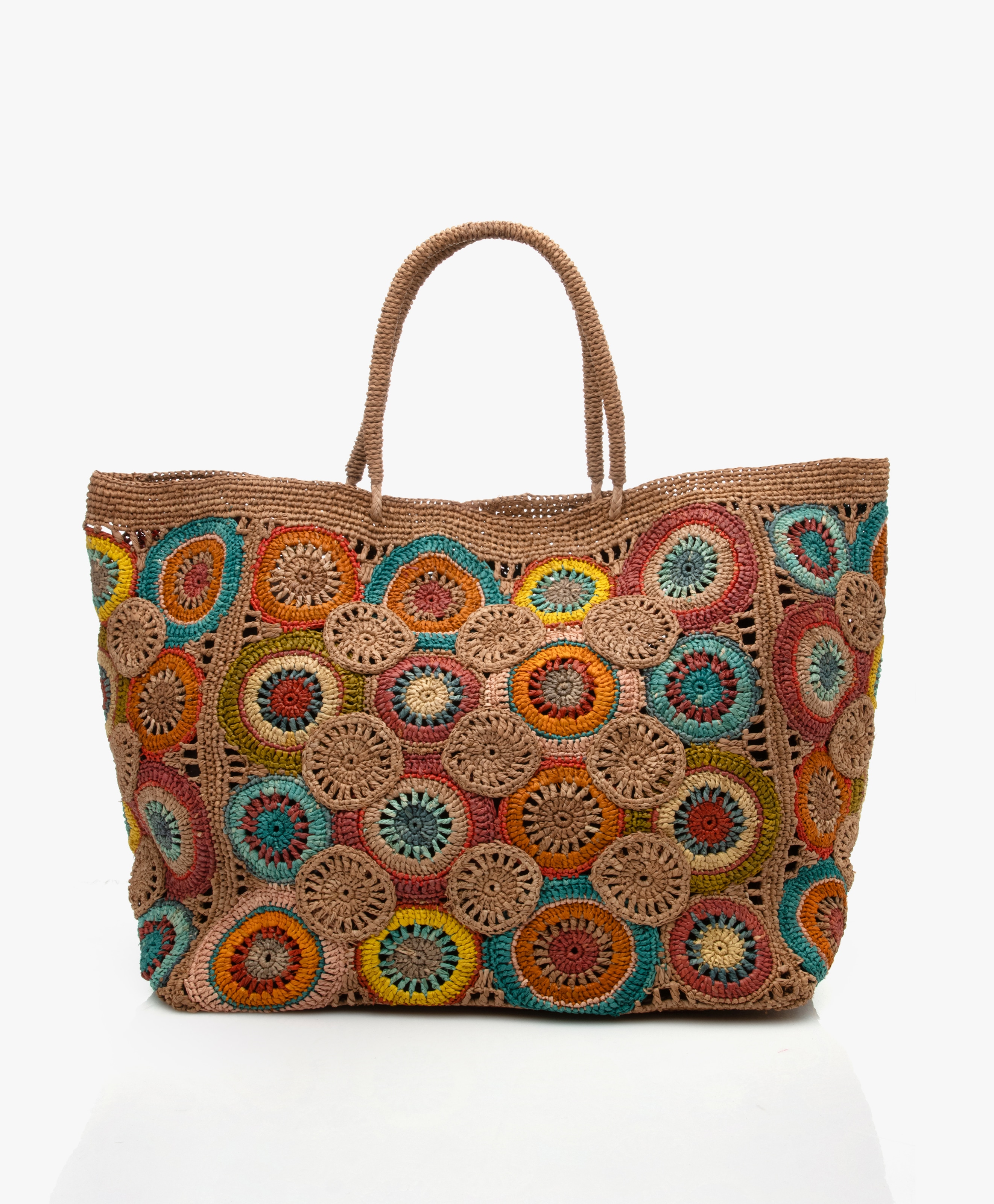 Pasty Raffia Shopper