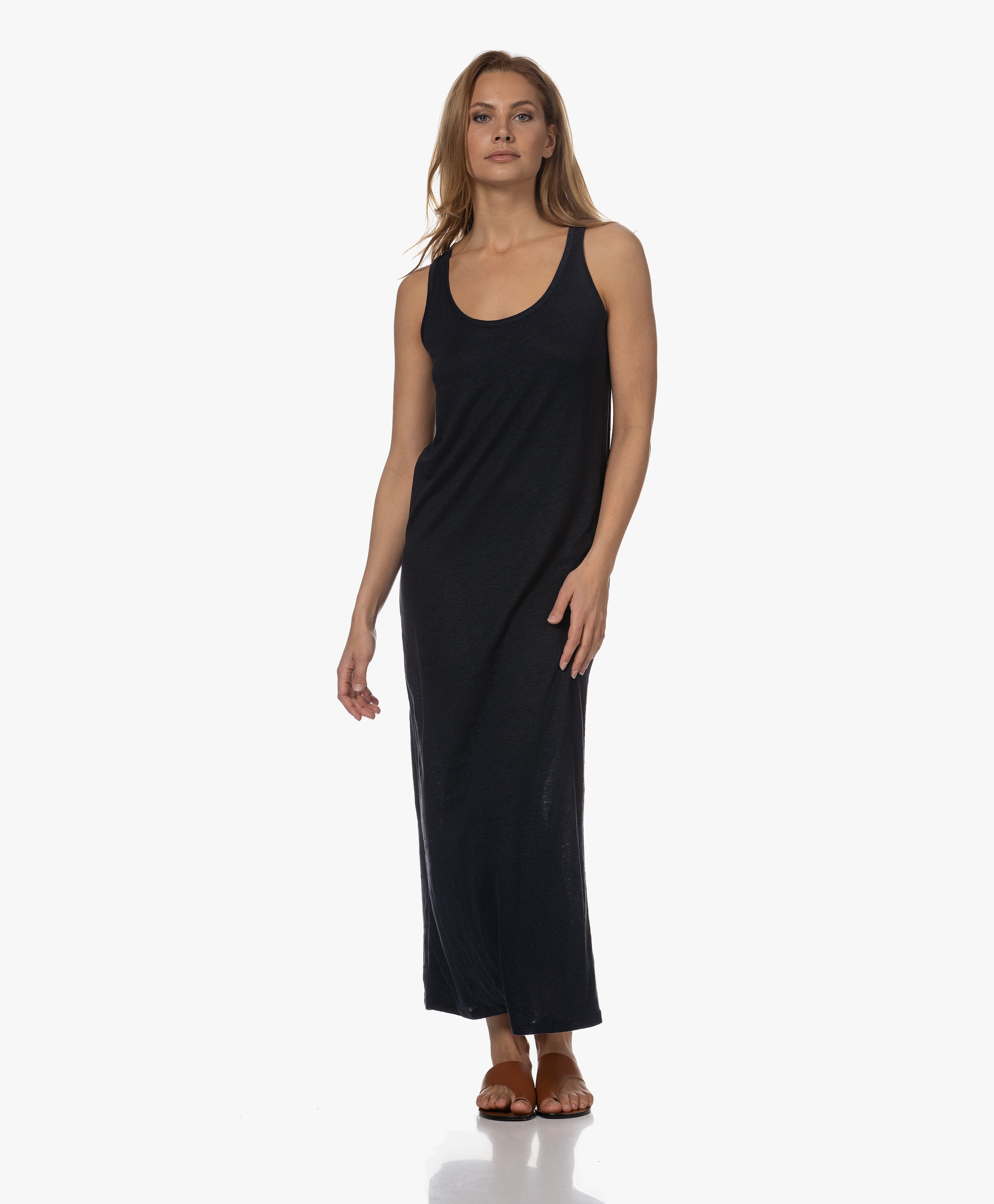 Linnenmix Jersey Jurk