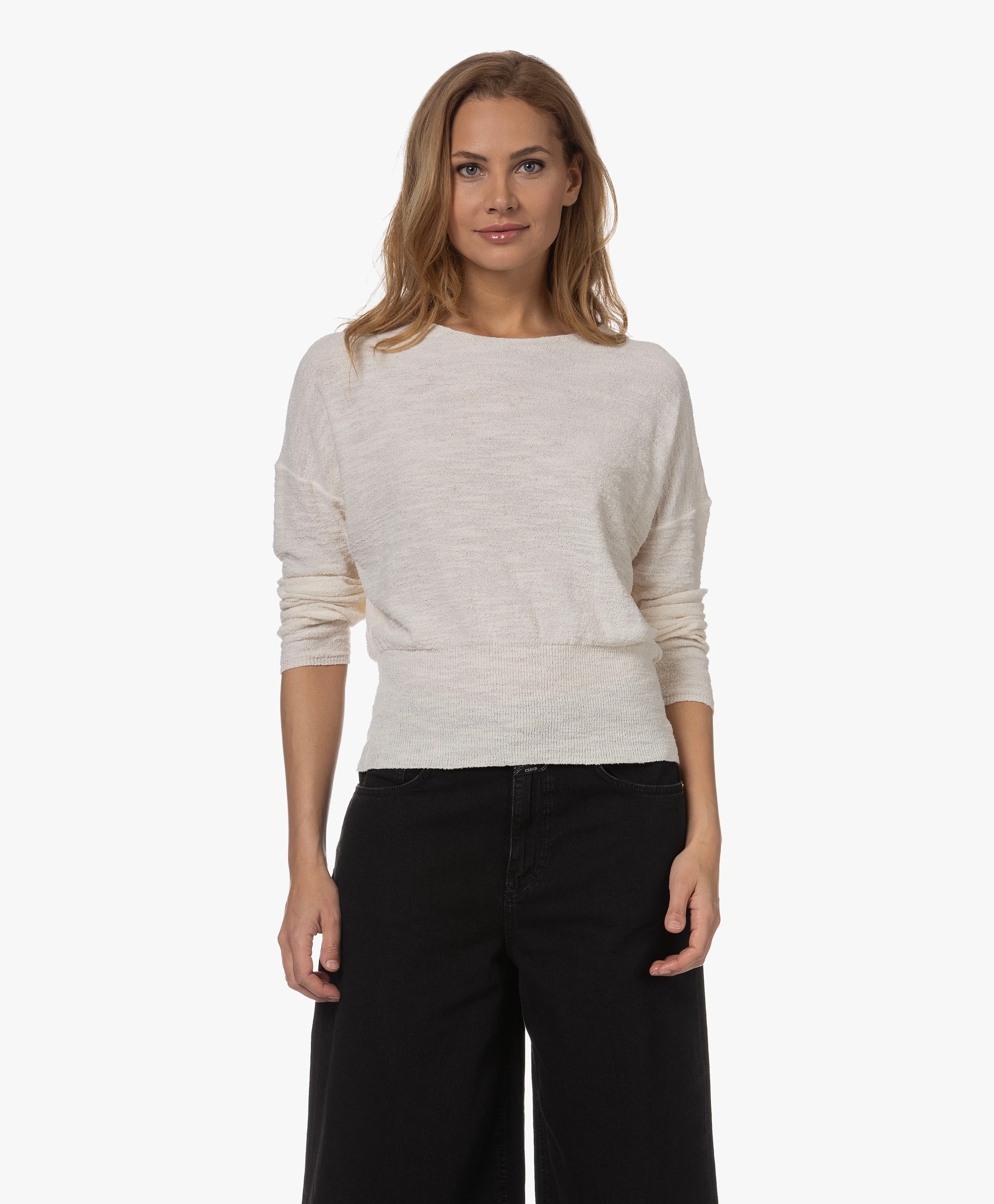Boothals Bouclé Trui