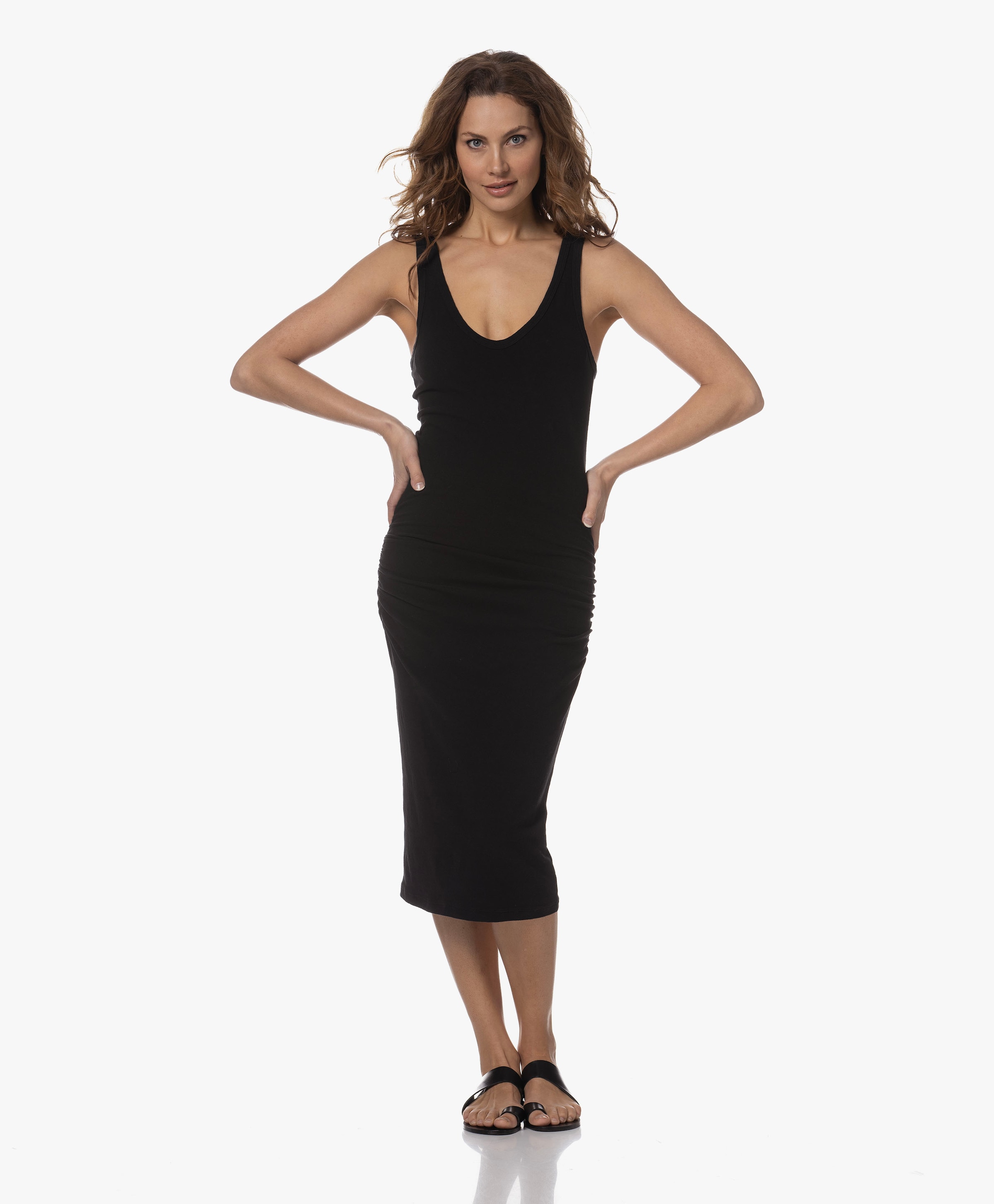 James perse ribbed tank dress hotsell