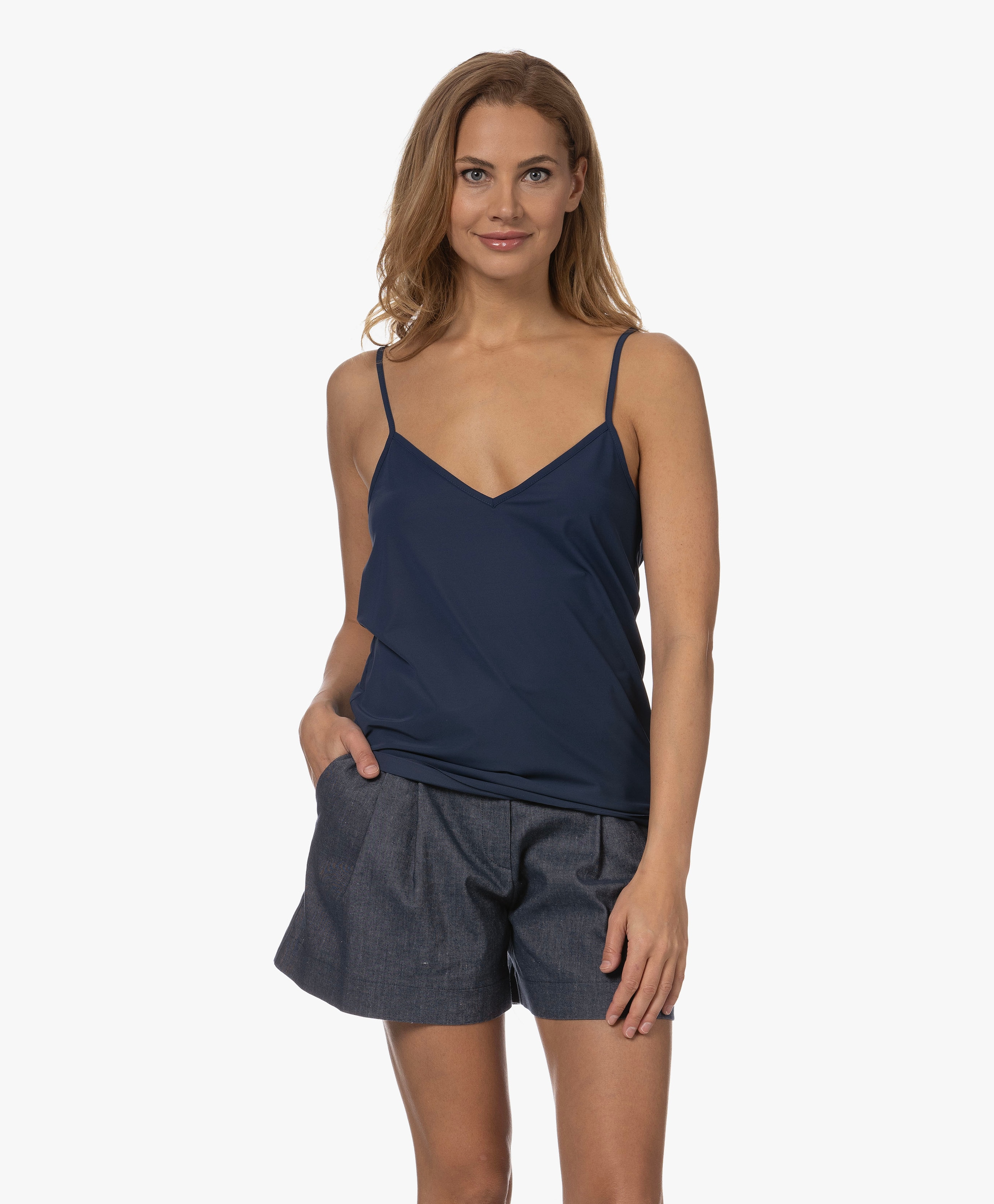 Tanka Travel Jersey Spaghetti Strap Top