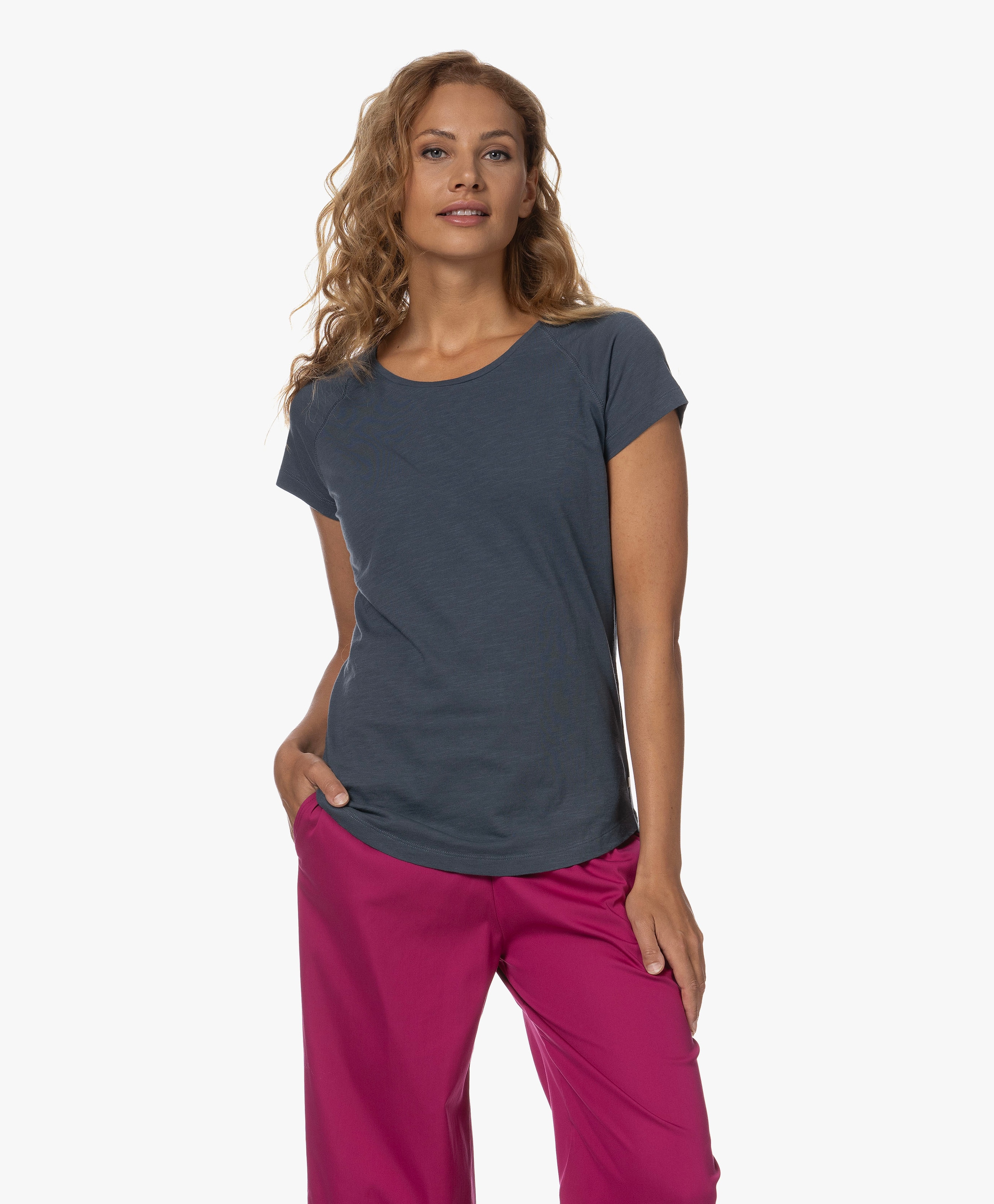 Katoenen Korte Mouwen T-shirt