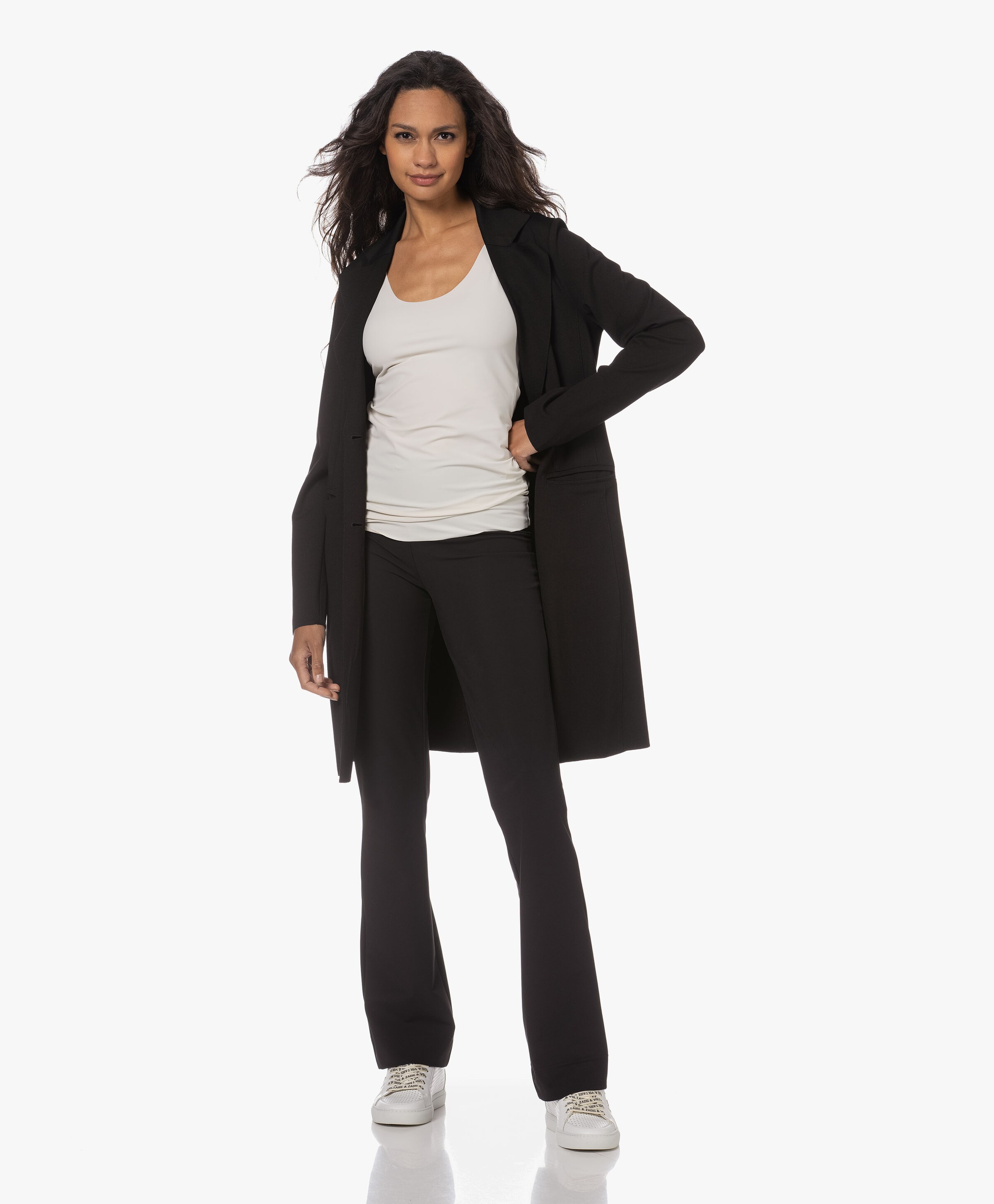 Long jersey blazer hotsell