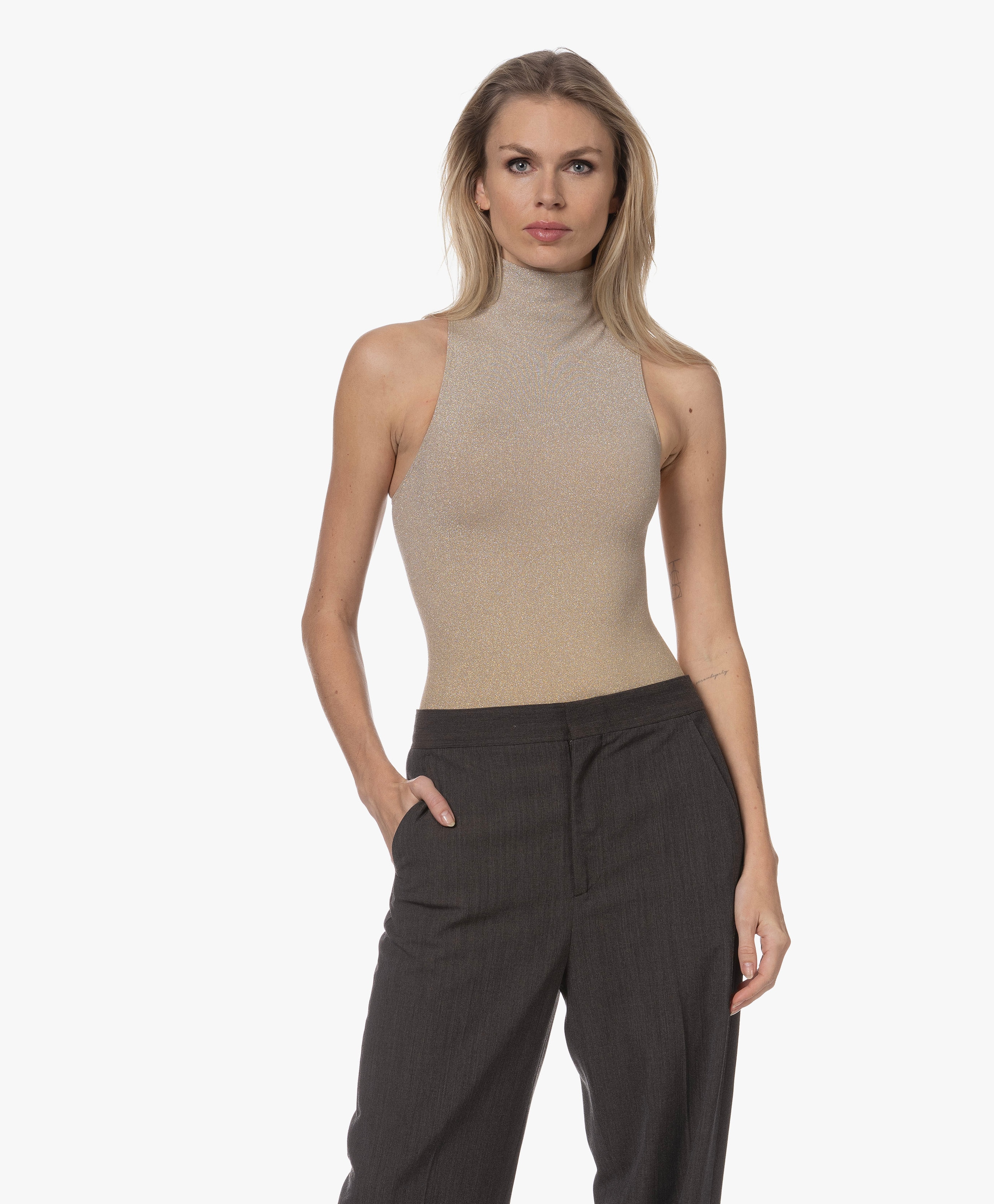 Fading Shine Lurex Bodysuit