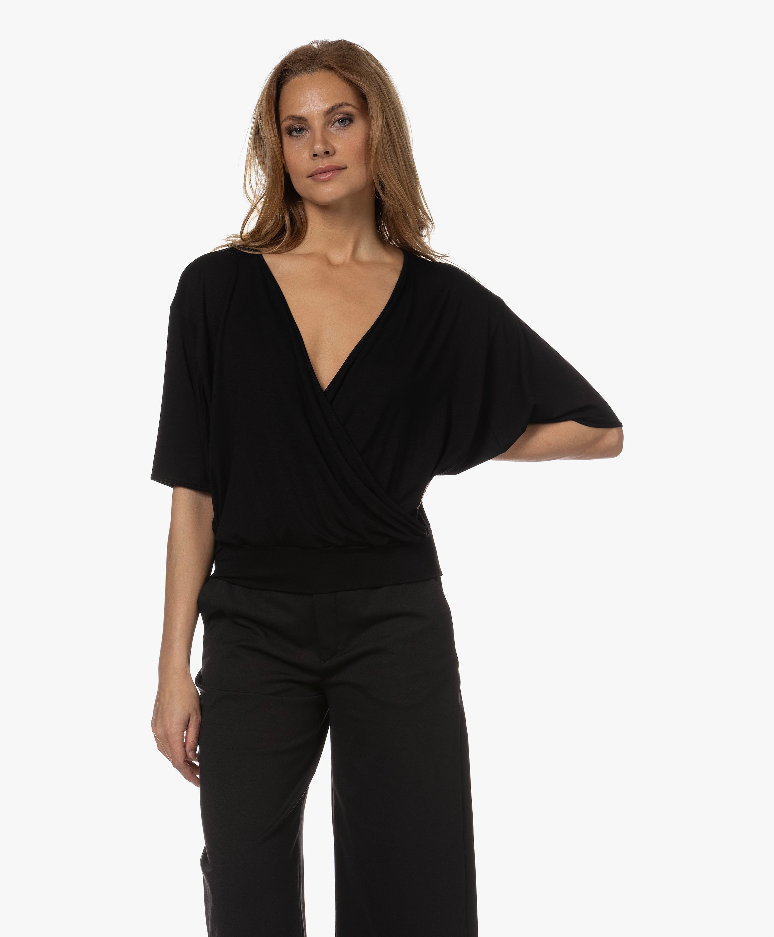 Jersey Overslag Top