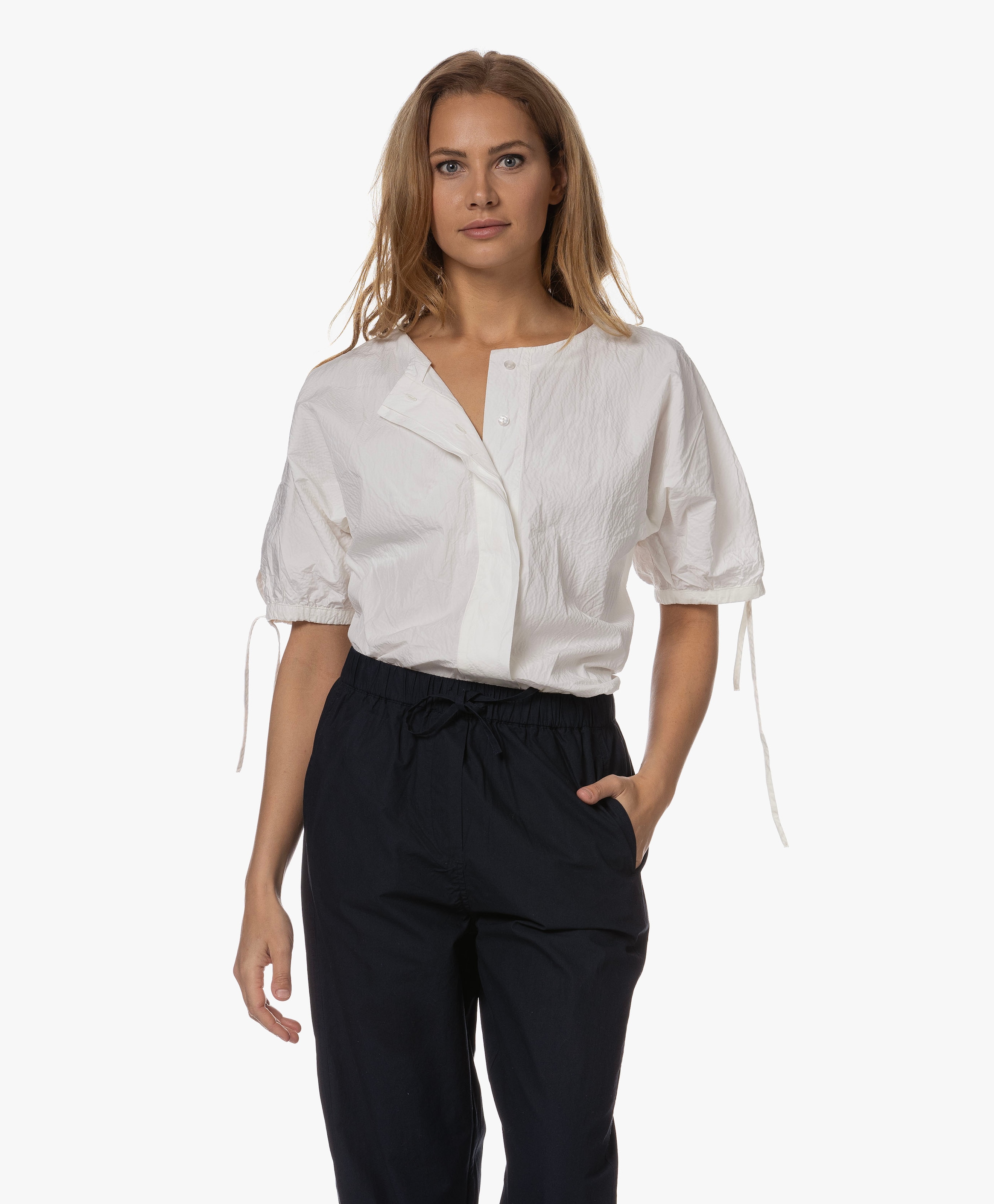 Hideka Luchtige Katoenen Blouse
