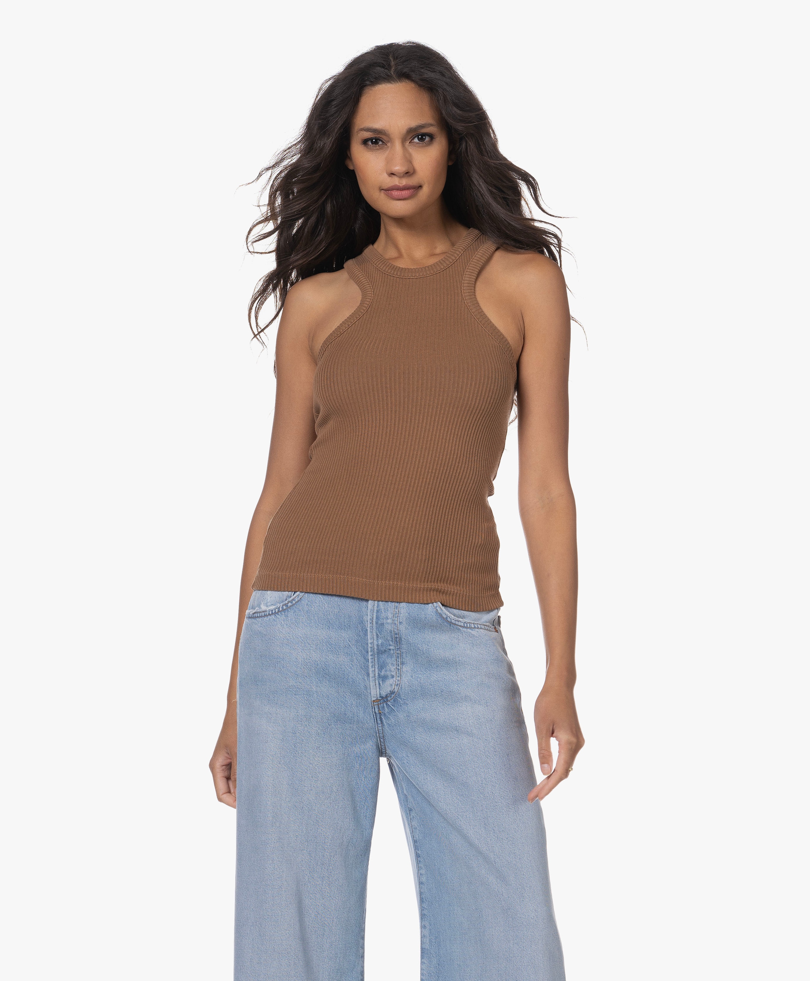 Melrose Lyocell-Cotton Blend Tank Top
