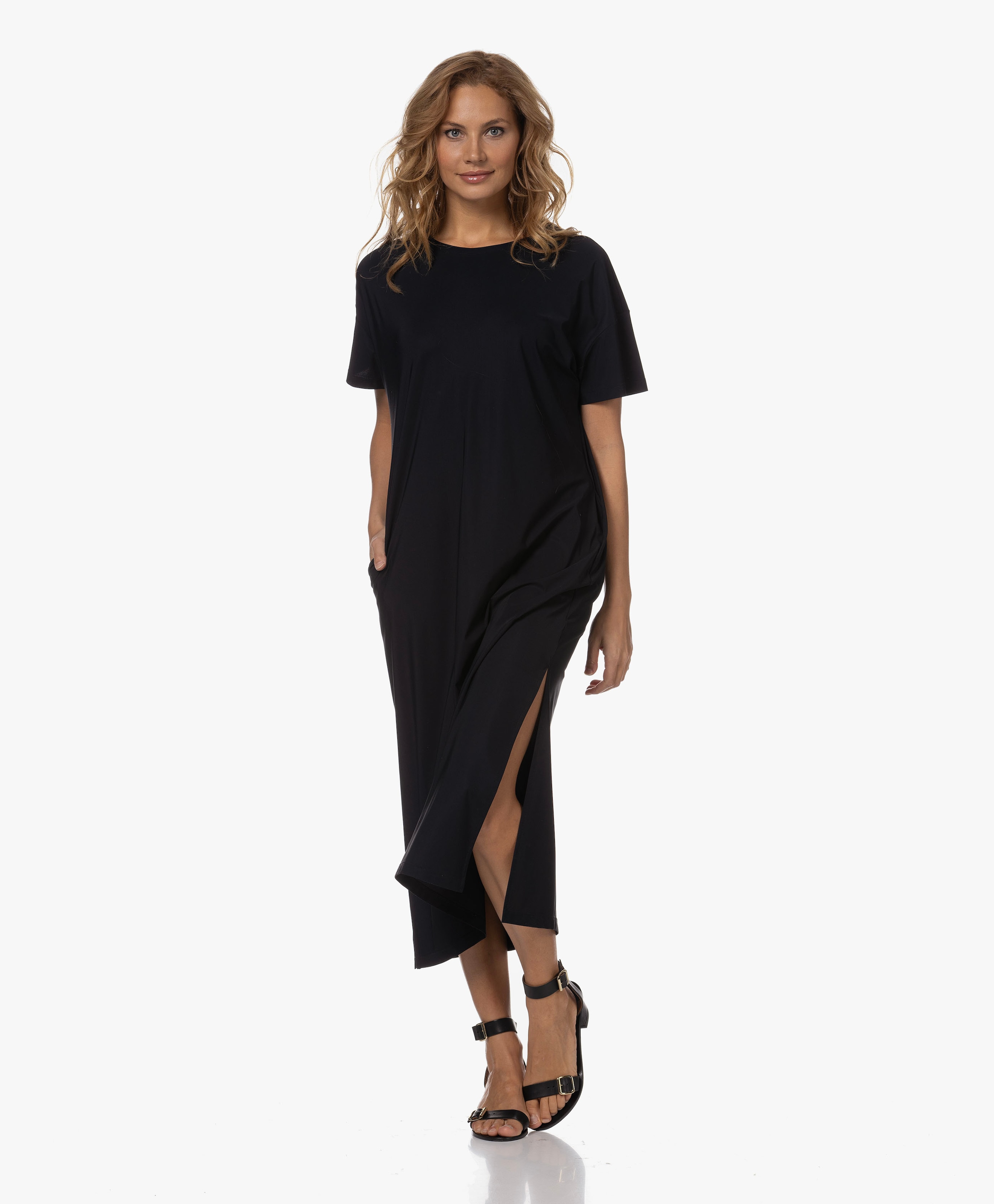 Travel Jersey Maxi T-shirt Jurk