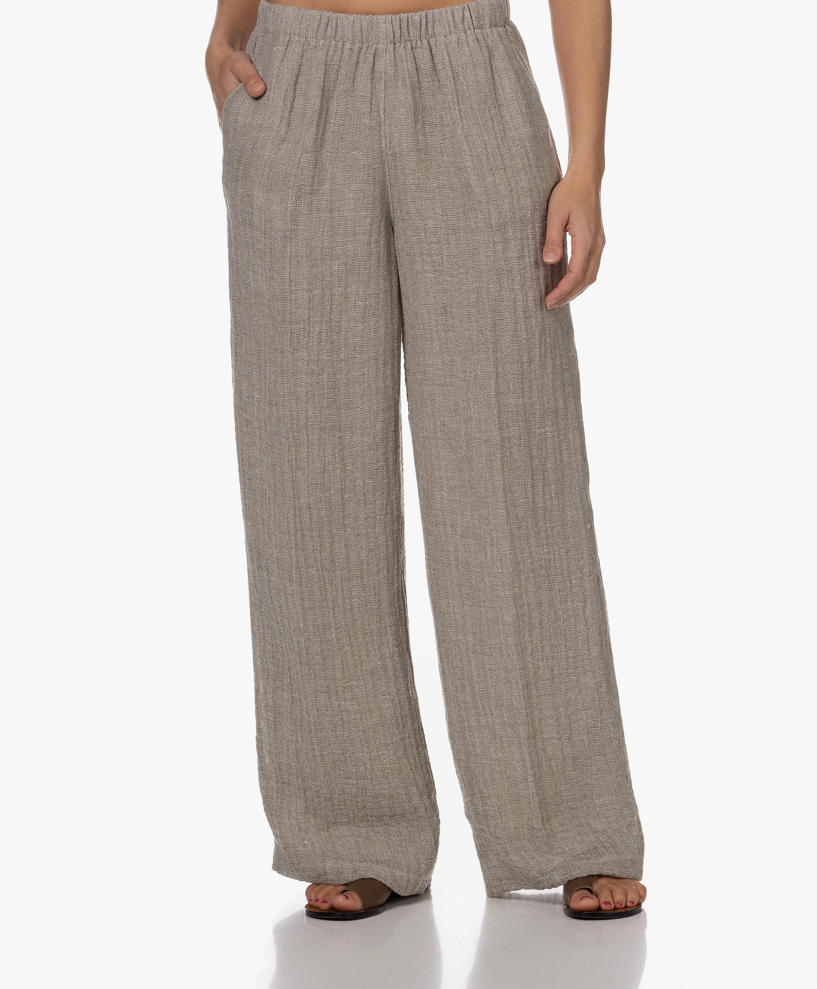 Linnenmix Pull-on Broek