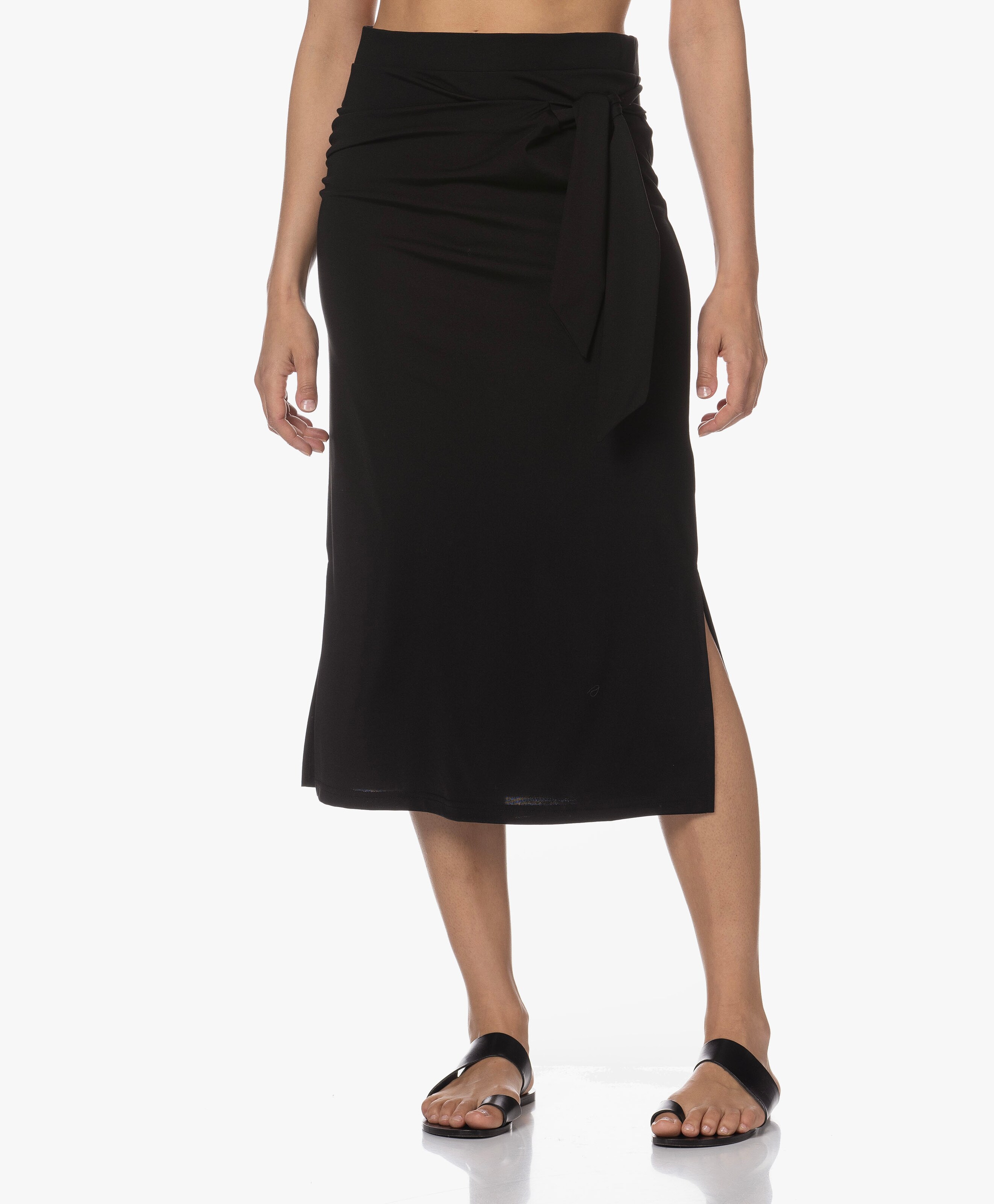 La Mael Jersey Midi Rok