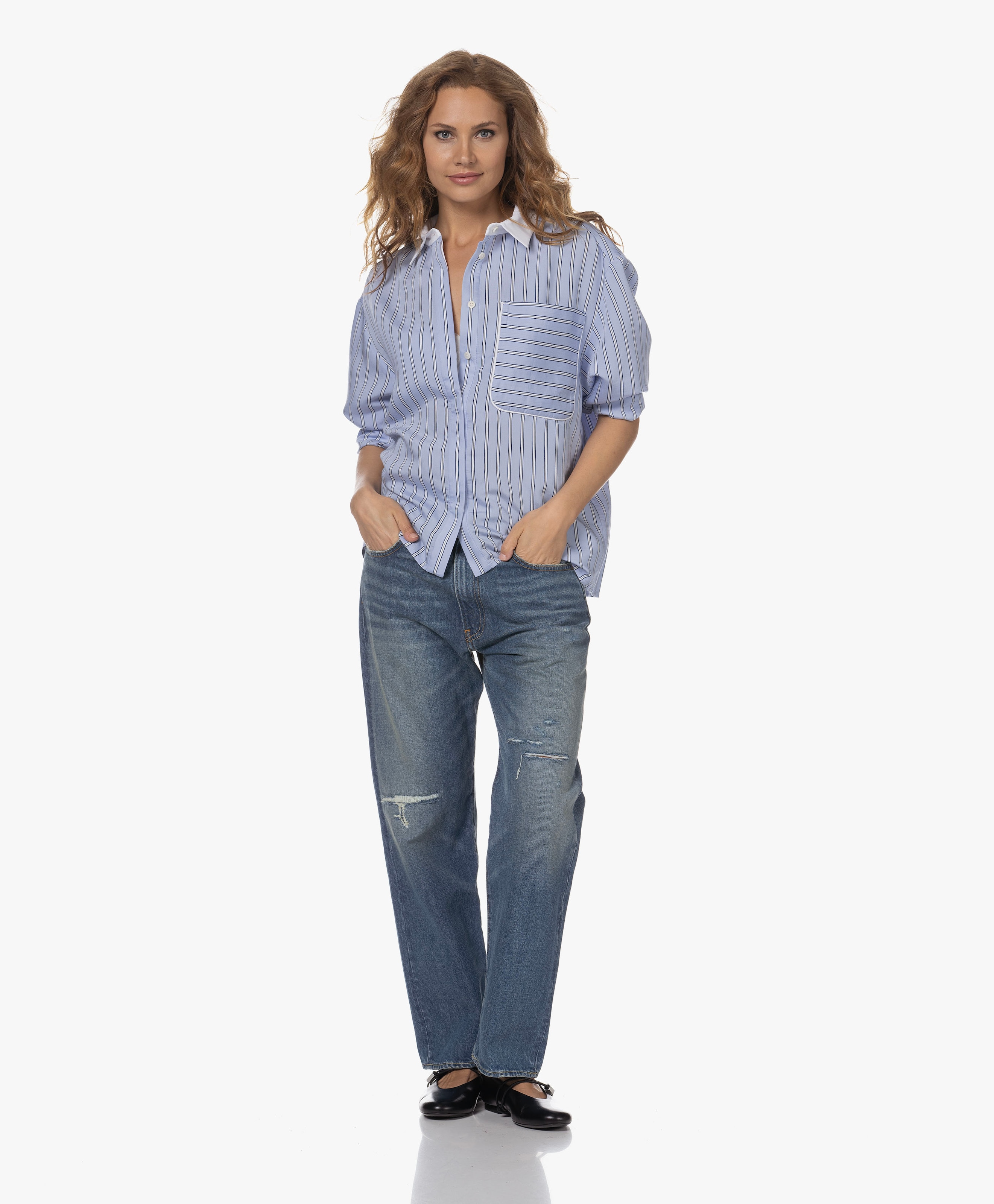 Tuxilima Overhemdblouse