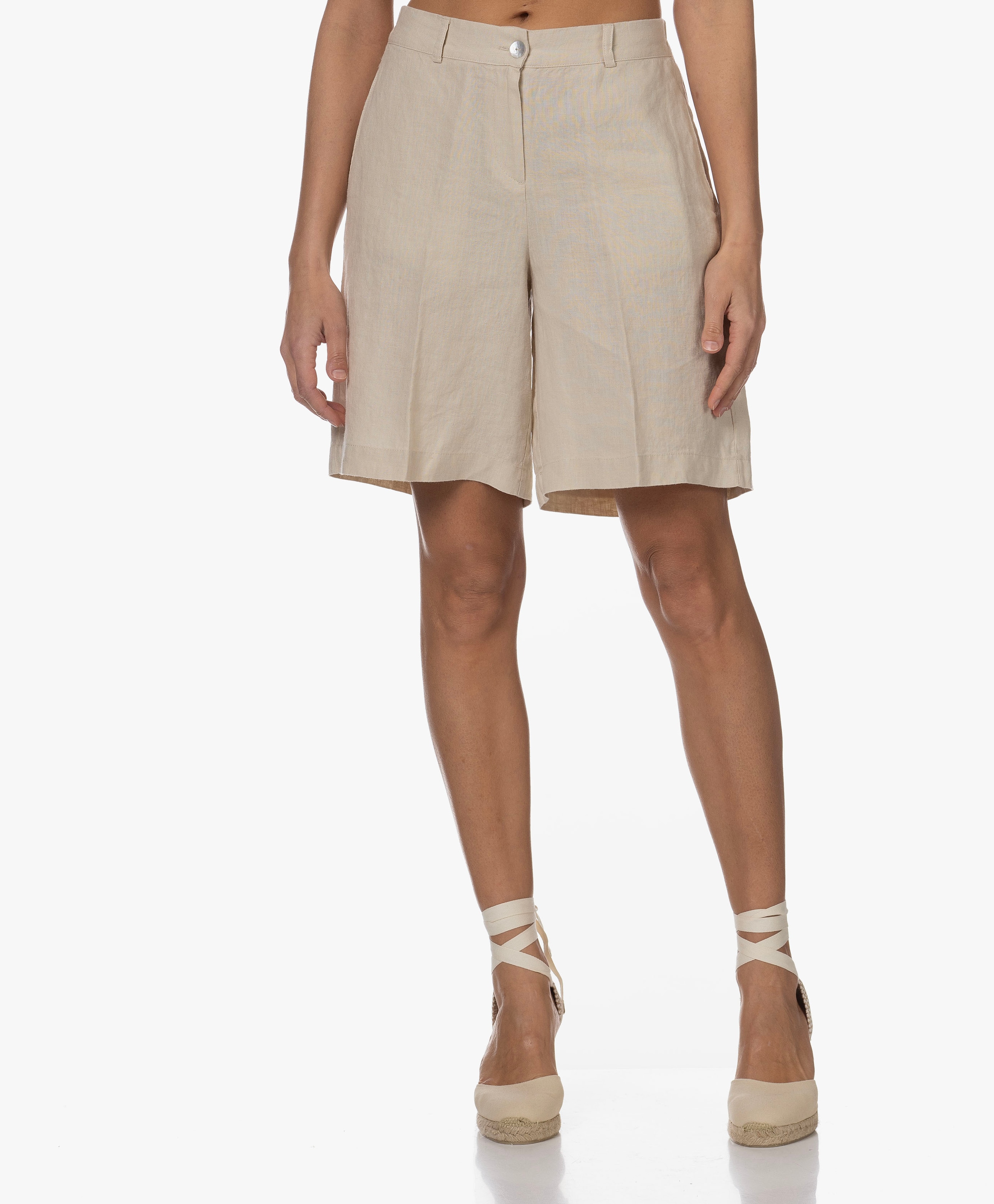 Shorts Solid Linen